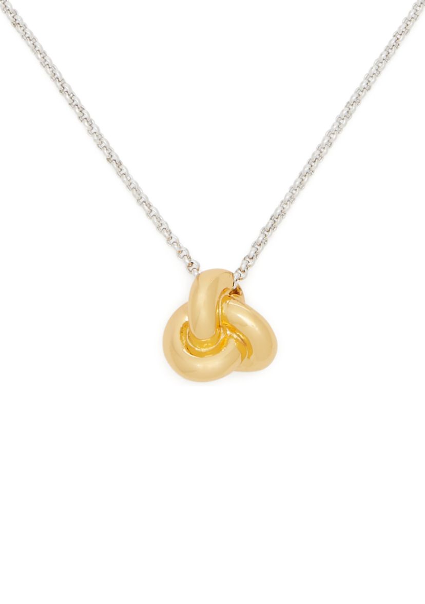 Double Knot Pendant Necklace