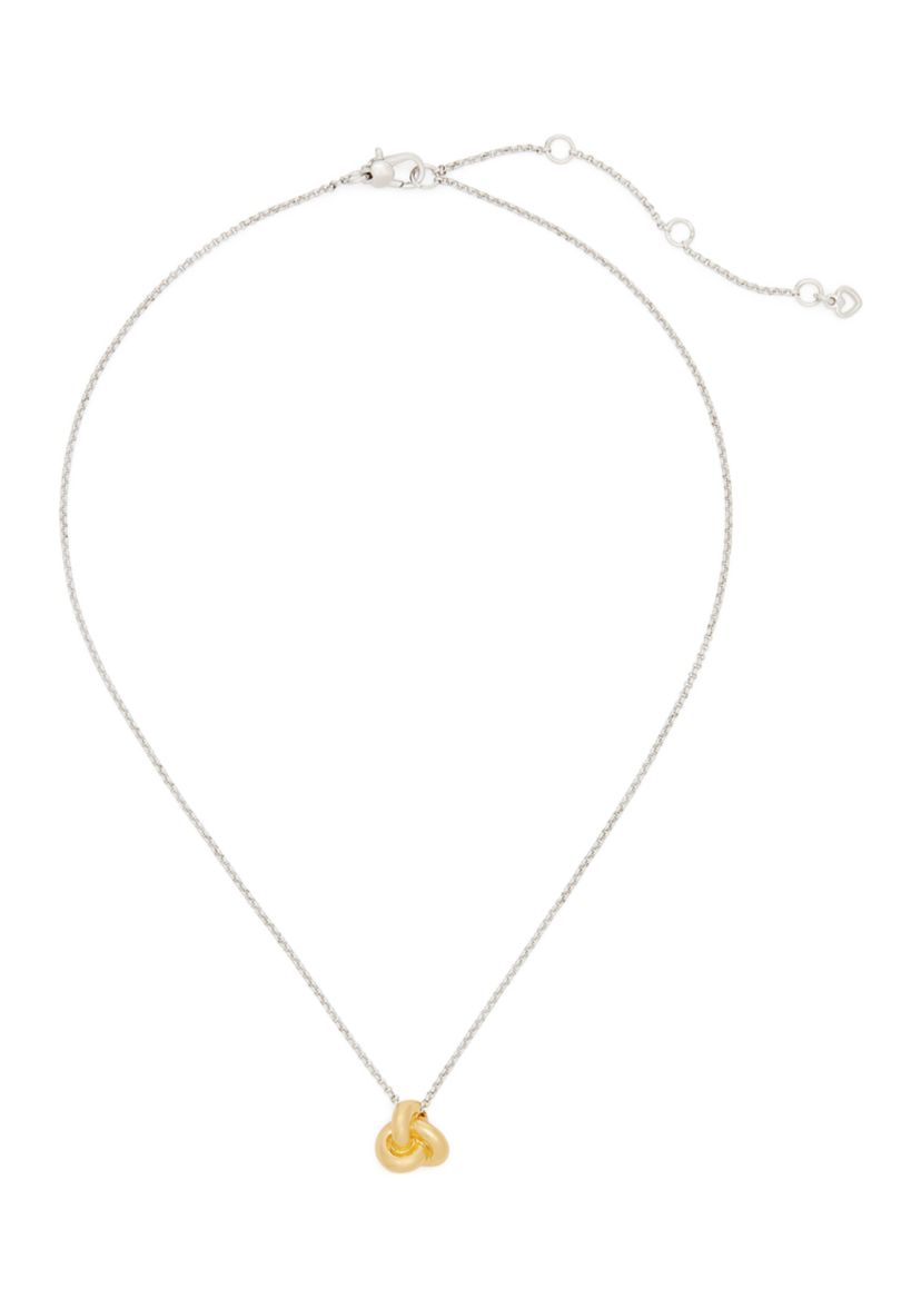 Double Knot Pendant Necklace