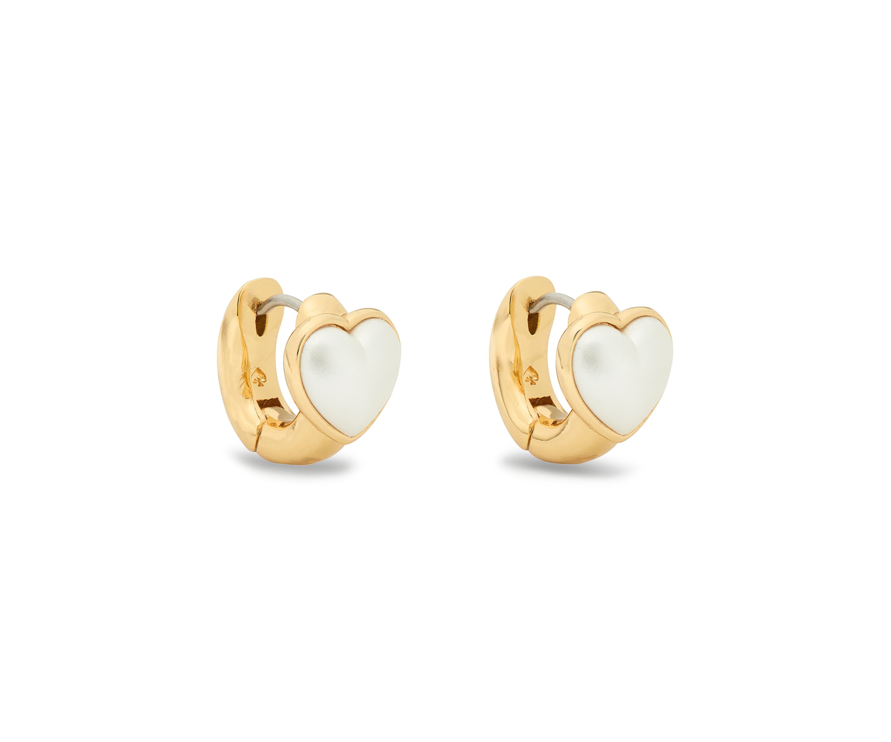Keep Sparkling Heart Huggie Earrings