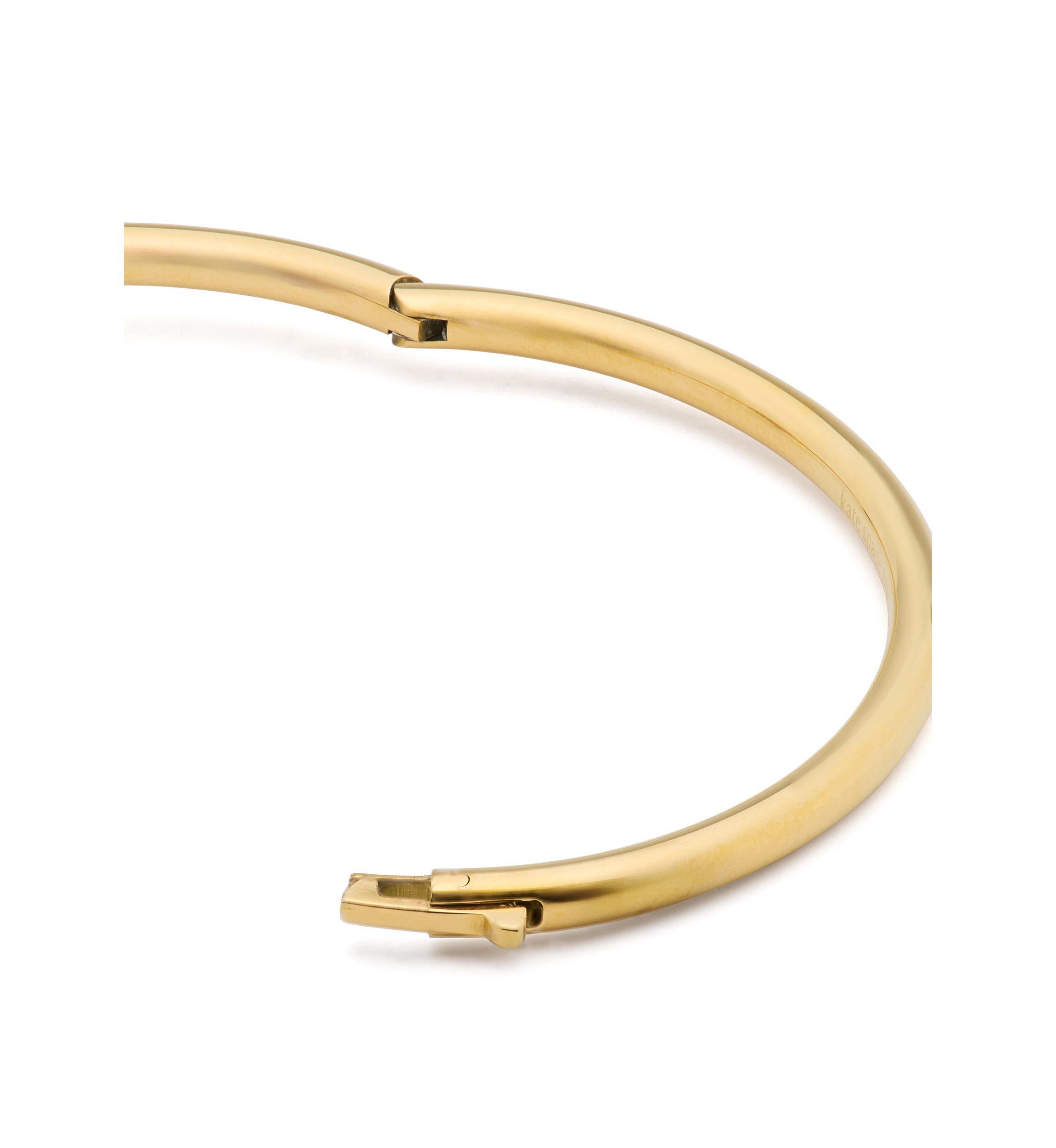 Double Knot Pave Hinged Bangle Bracelet