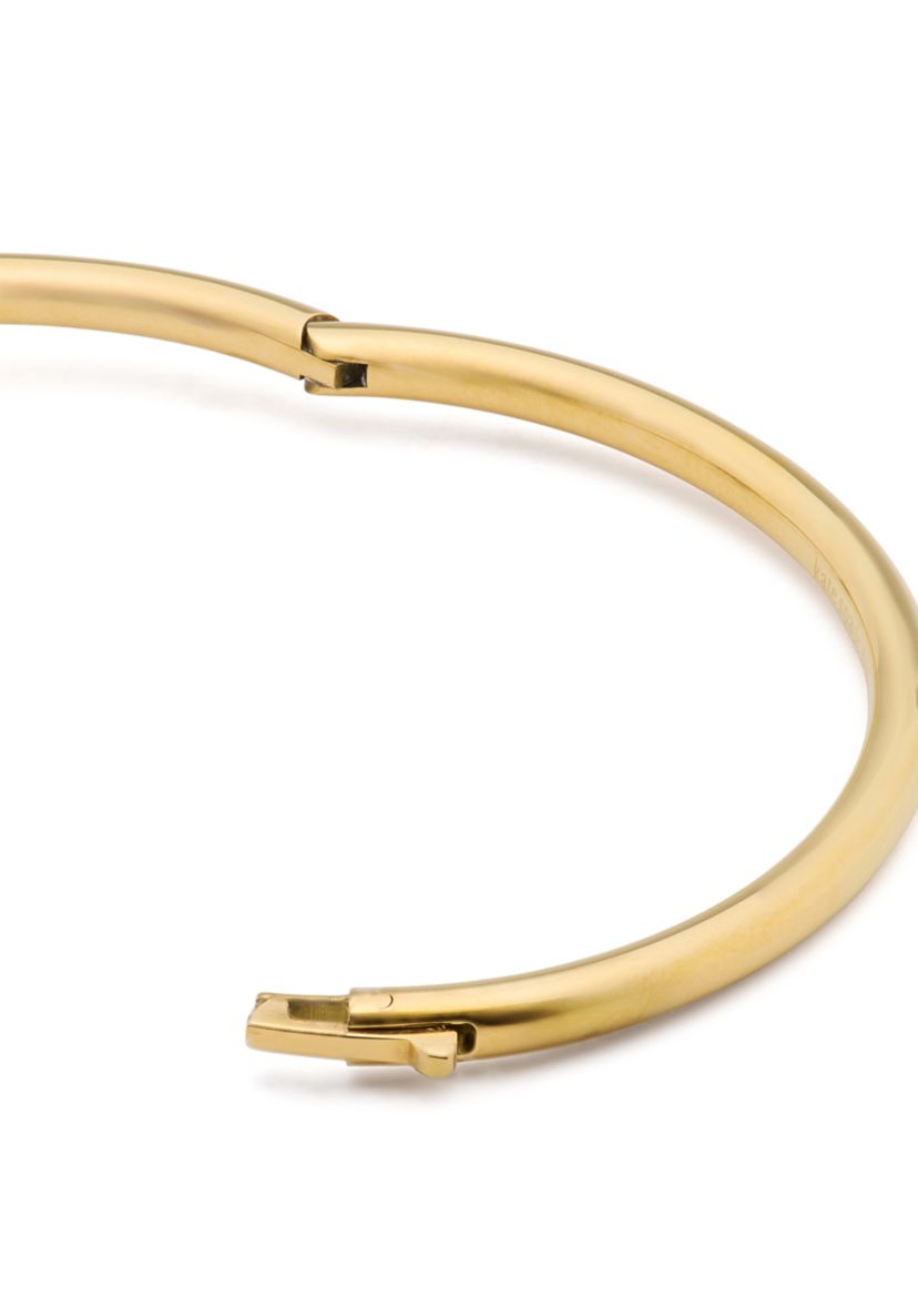 Double Knot Pave Hinged Bangle Bracelet