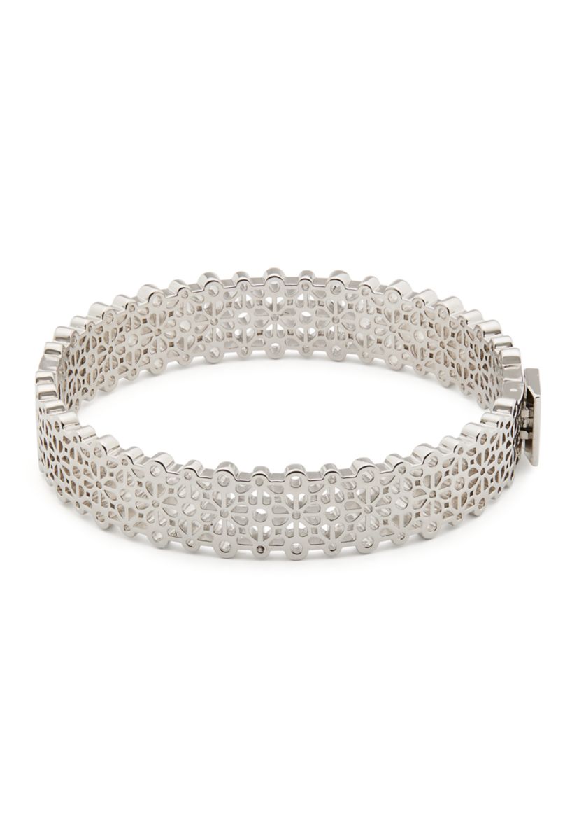 Flower Lace Thin Bangle Bracelet
