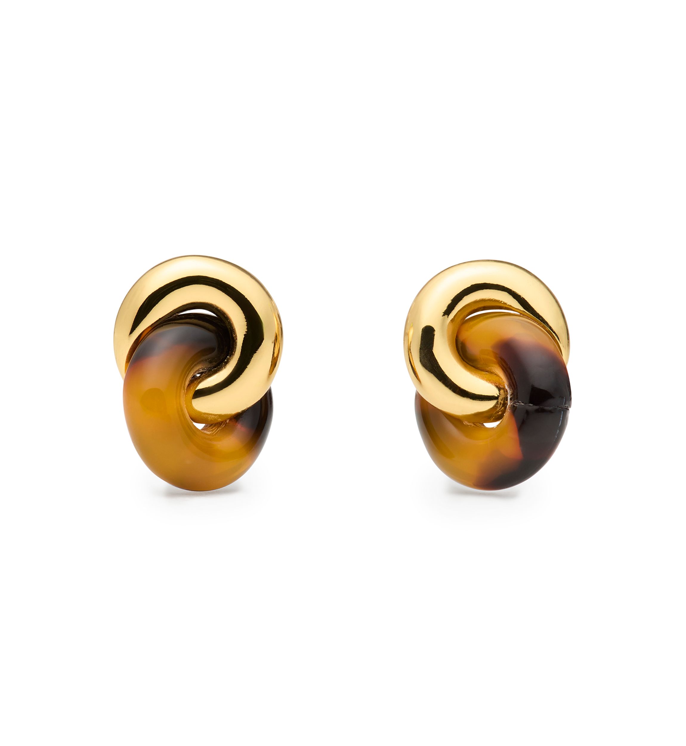Interlock Stud Earrings