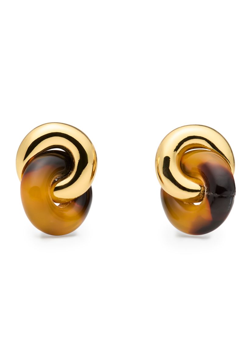 Interlock Stud Earrings