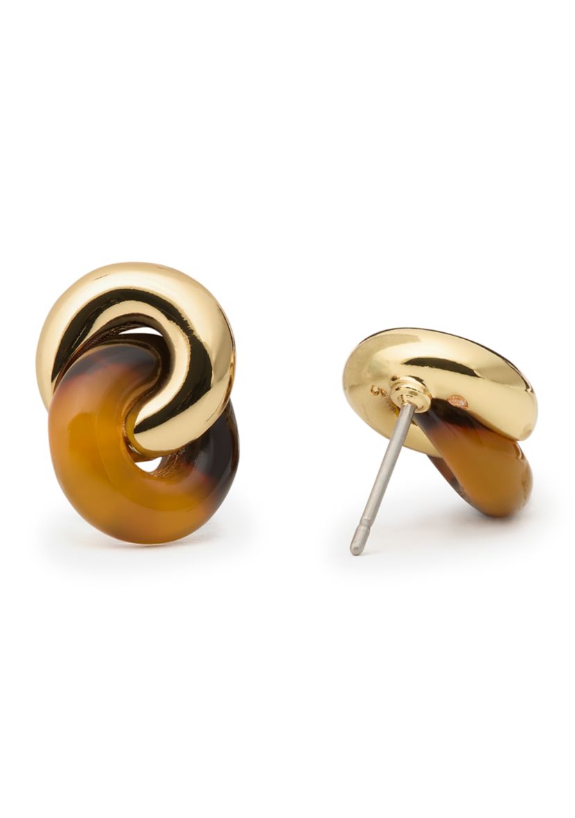 Interlock Stud Earrings