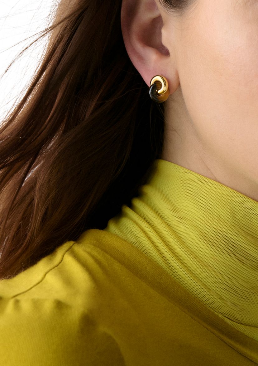 Interlock Stud Earrings