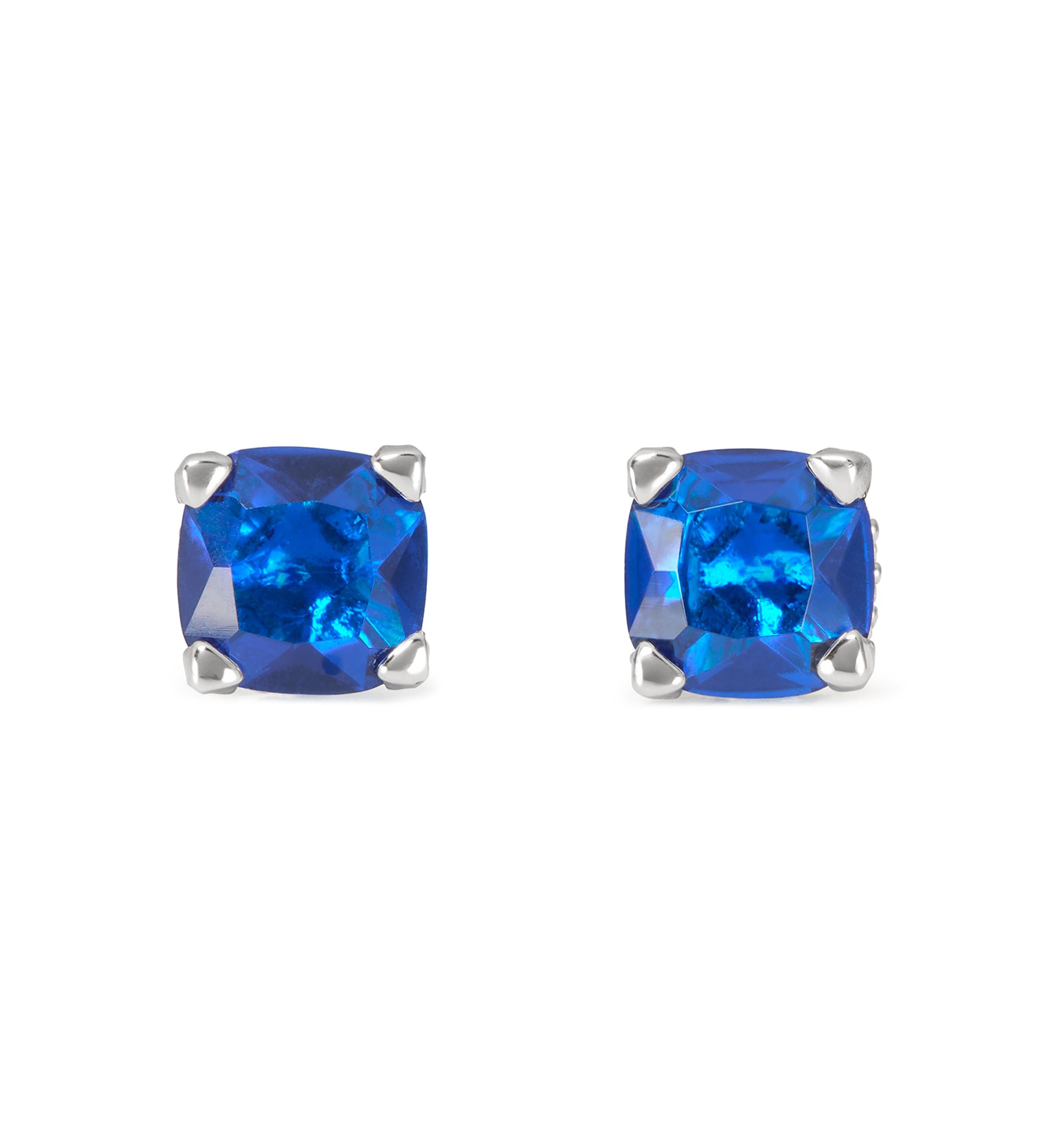 Square Crystal Stud Earrings