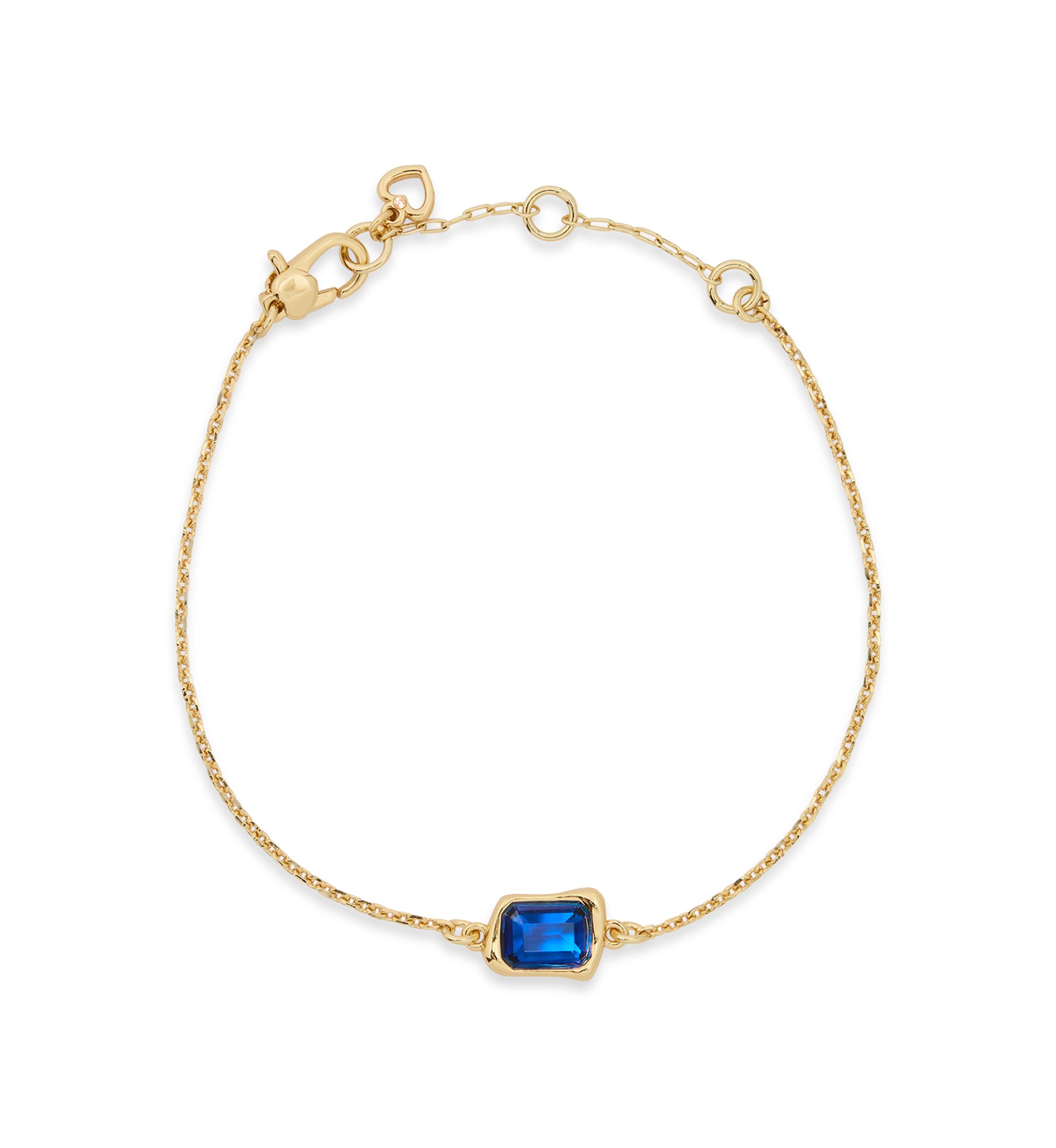 Solitaire Sapphire Bracelet