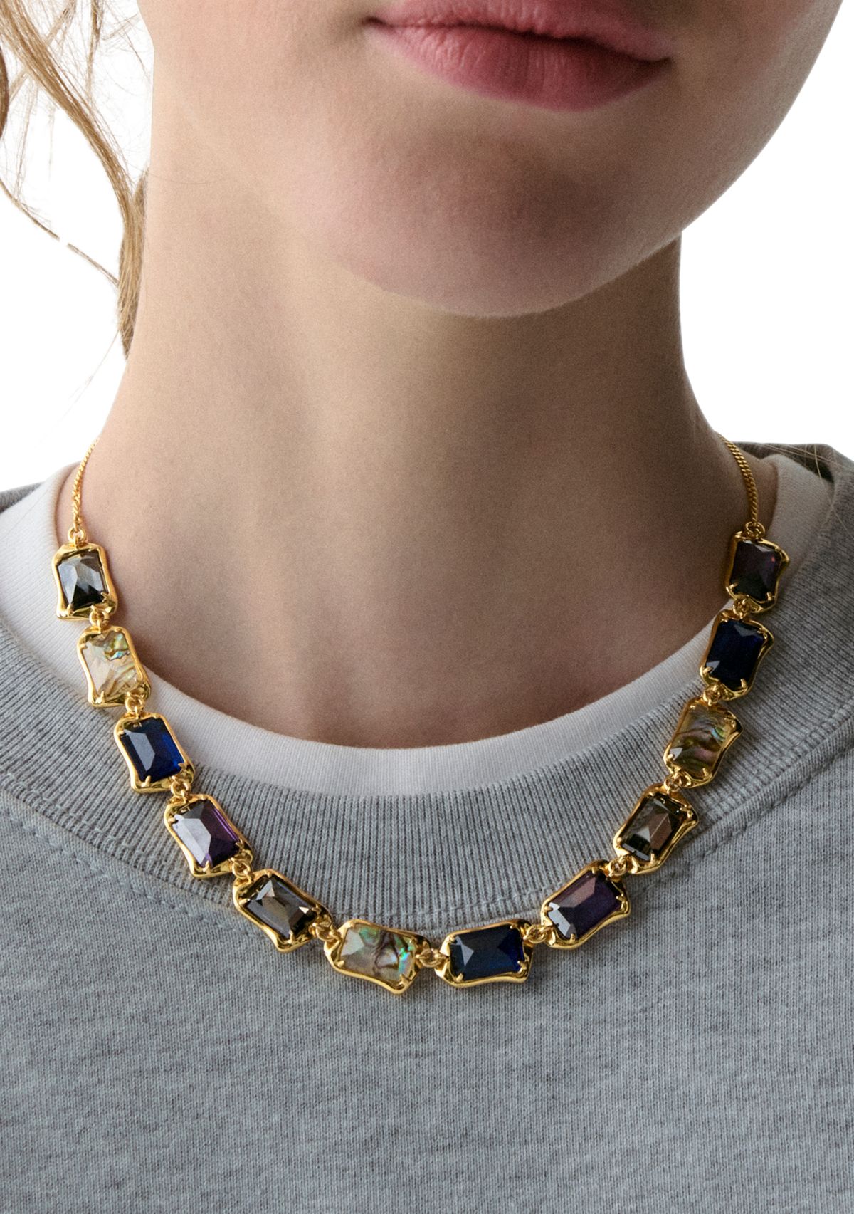 Multi Crystal Necklace