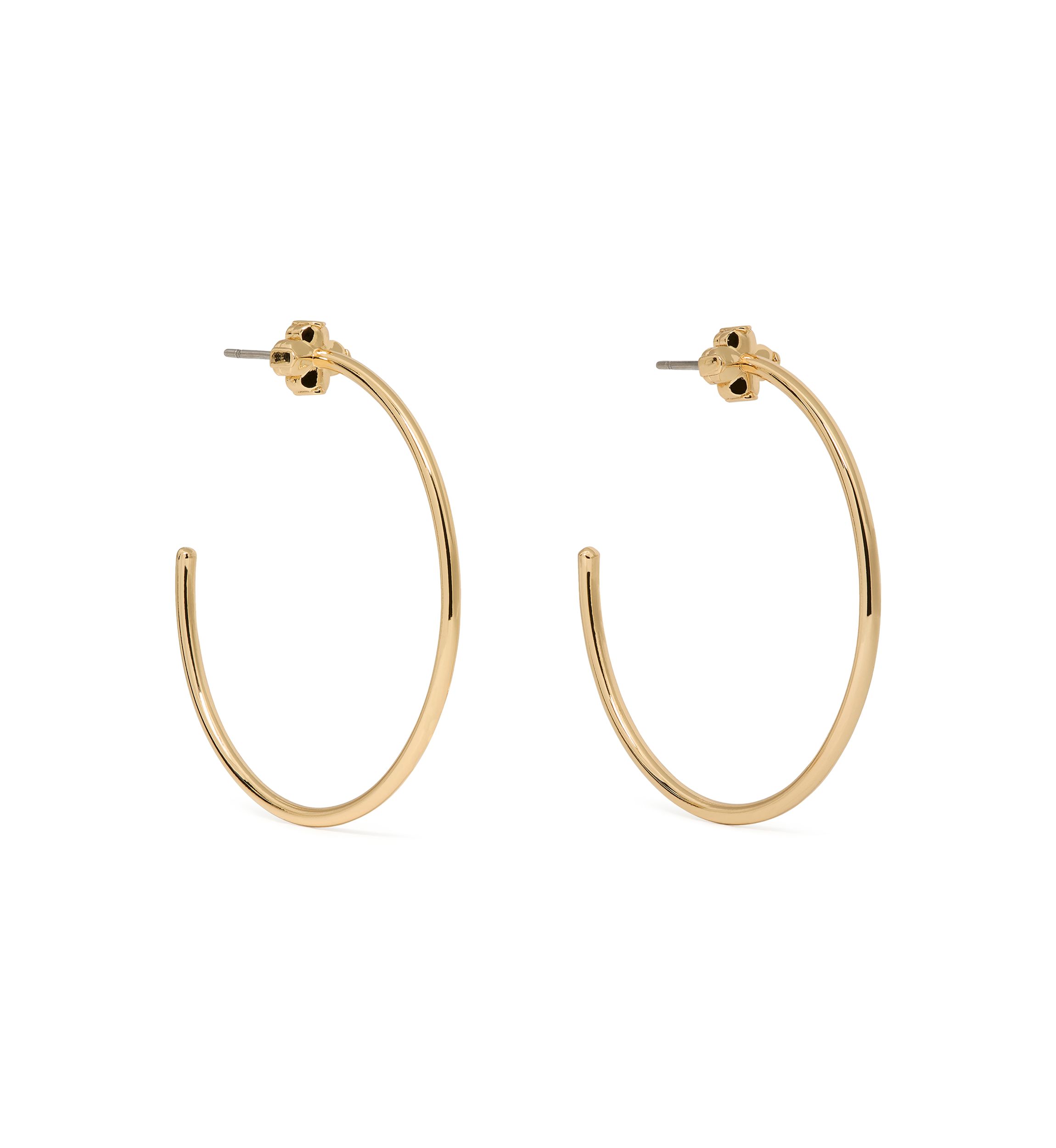 Flower Hoop Earrings