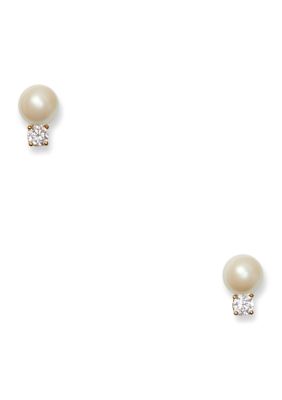 kate spade new york Pearl Crystal Stud Earrings
