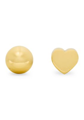 kate spade new york Circle Heart Stud Earrings