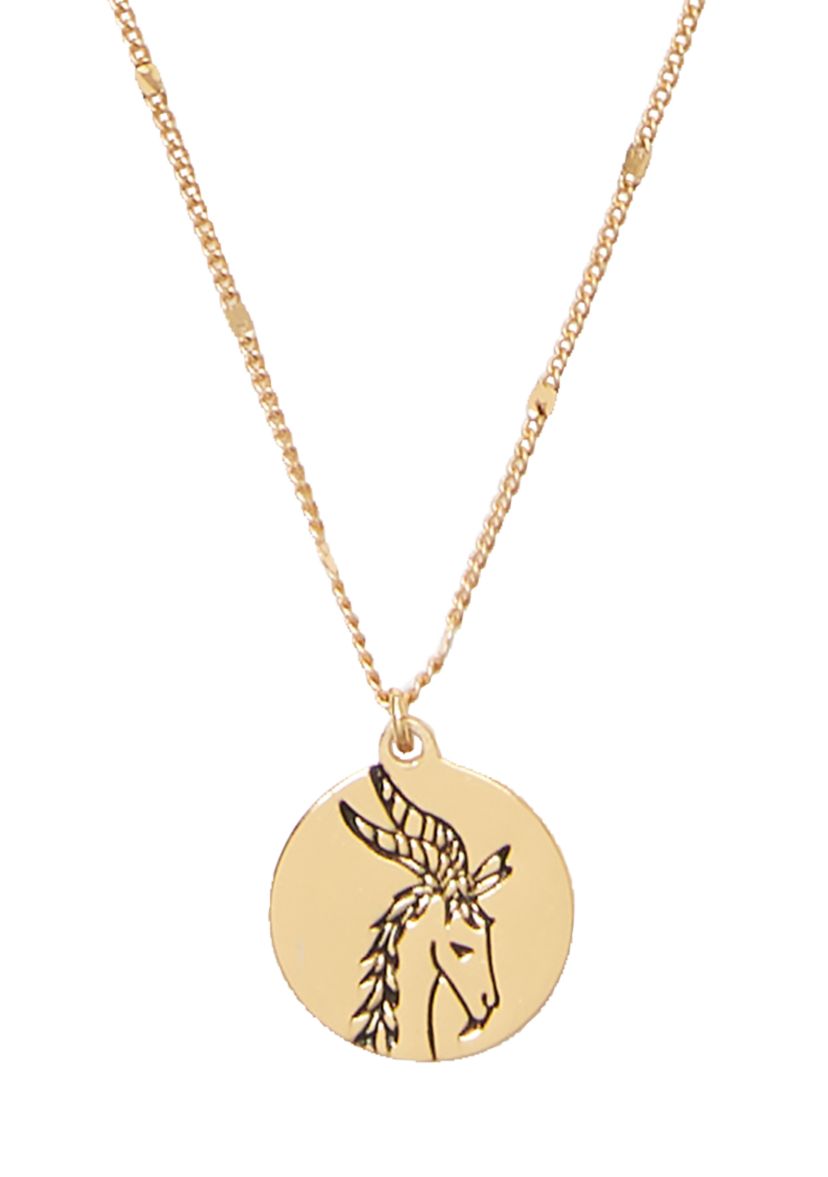 In The Stars Capricorn Pendant Necklace