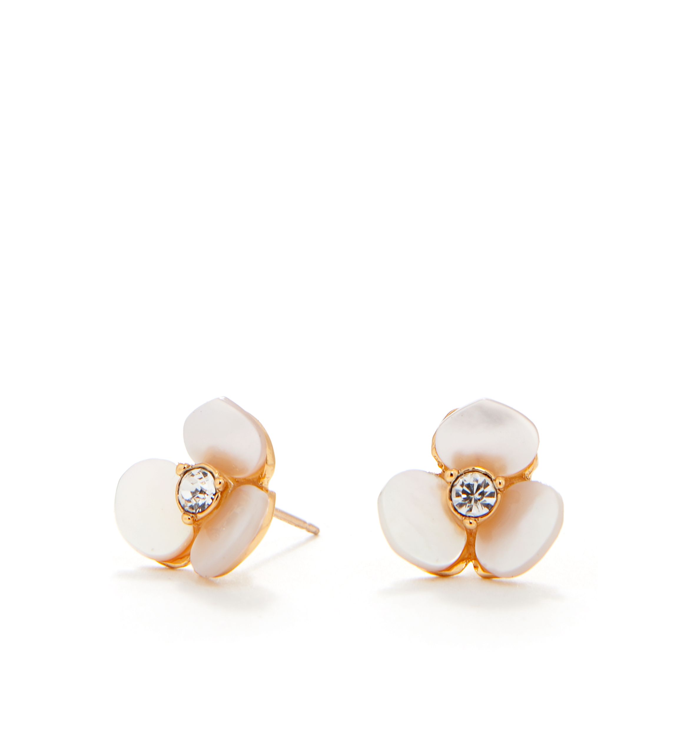 Disco Pansy Stud Earrings