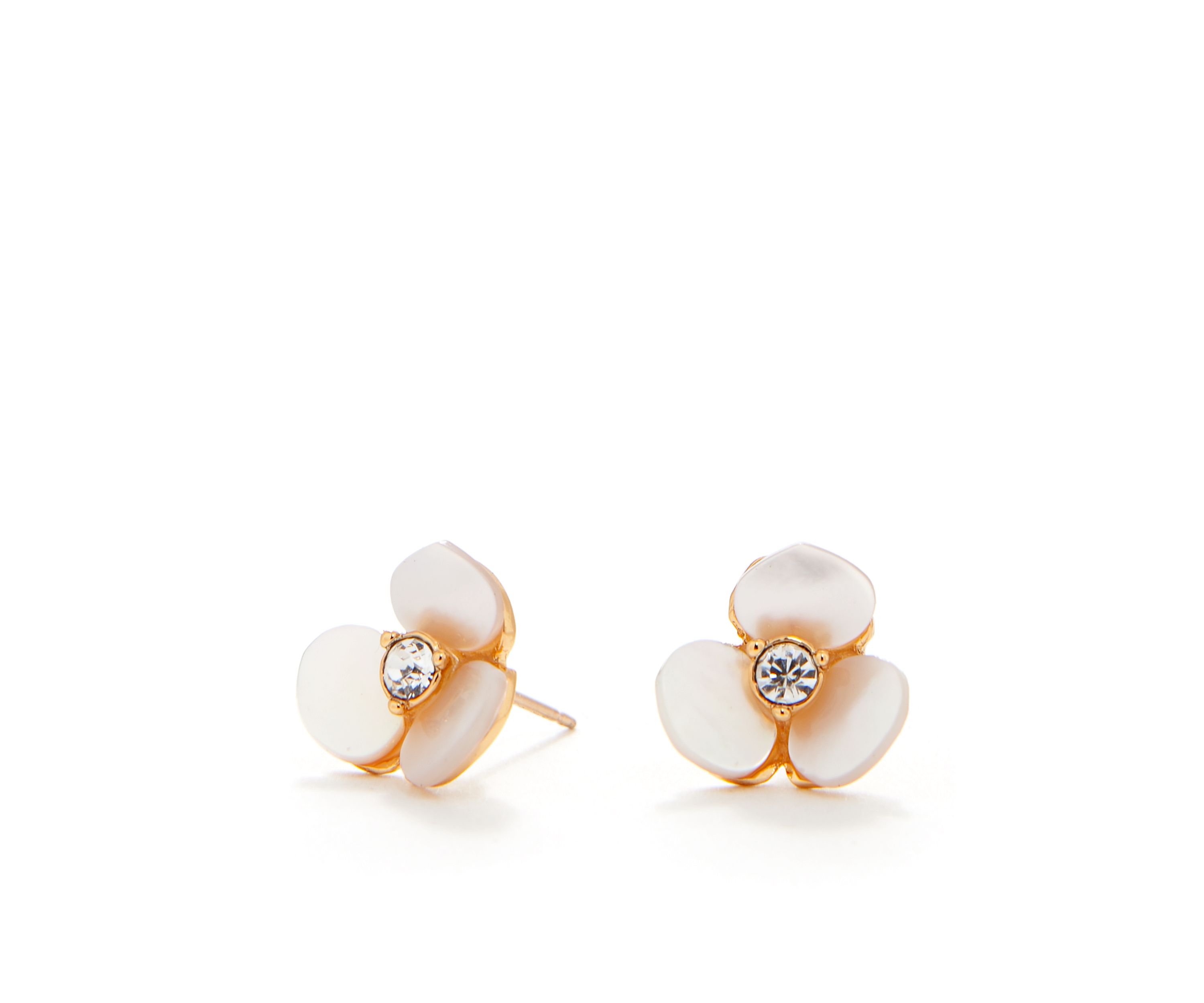Disco Pansy Stud Earrings