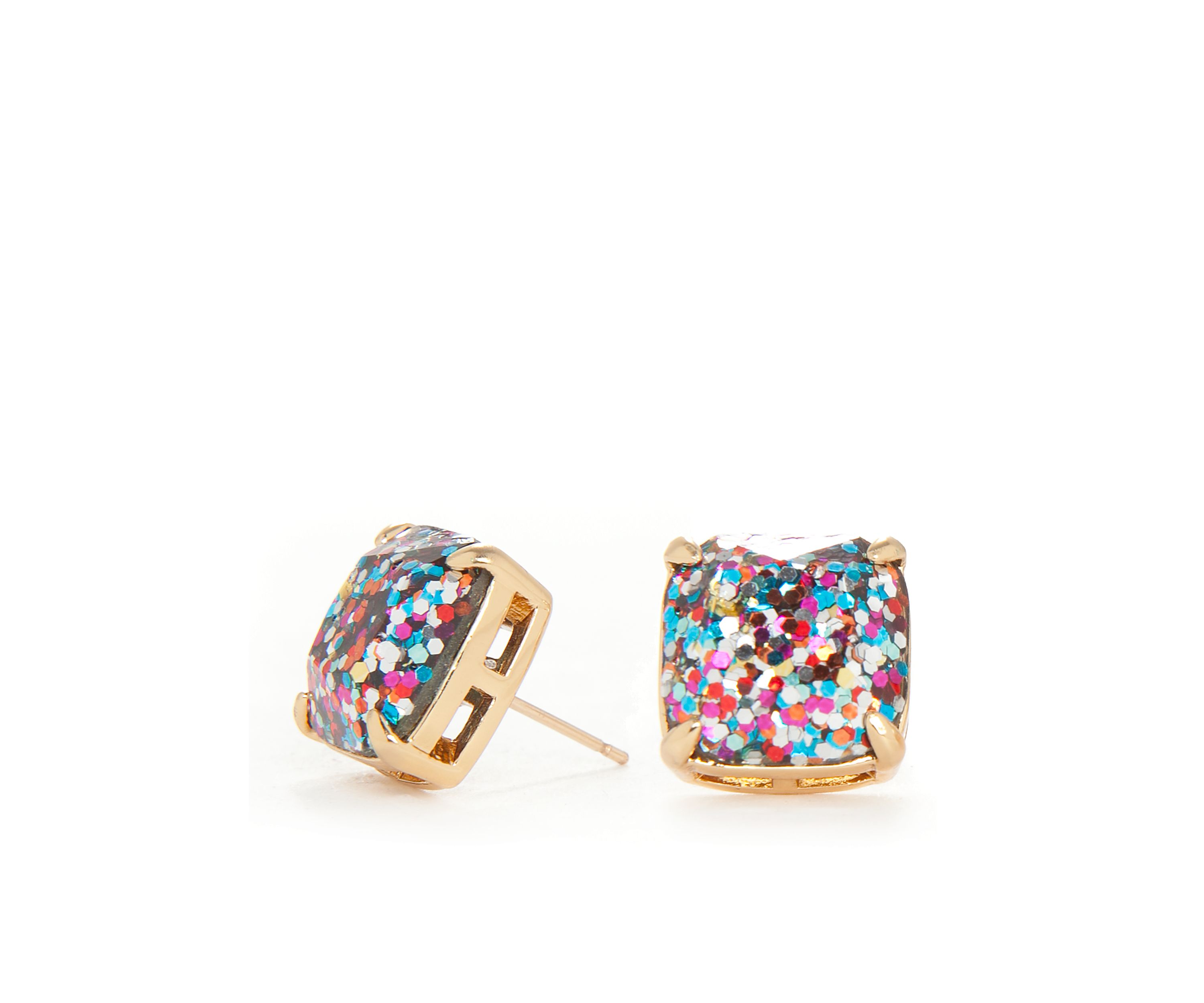 Small Square Stud Earrings