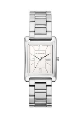 Michael Kors Women's Gold Tone Essex Bracelet Watch, Silver
