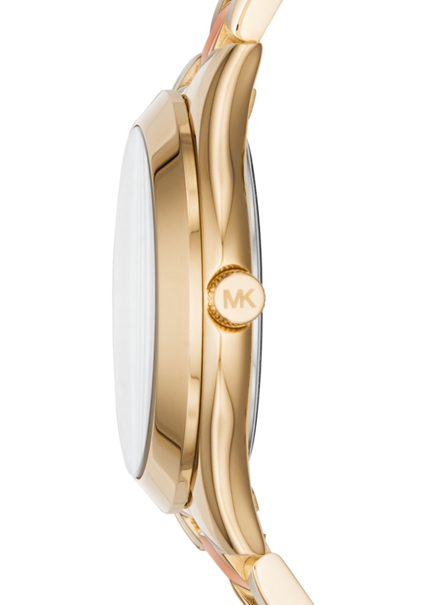 Womens Mini Slim Runway Two-Tone Three-Hand Watch