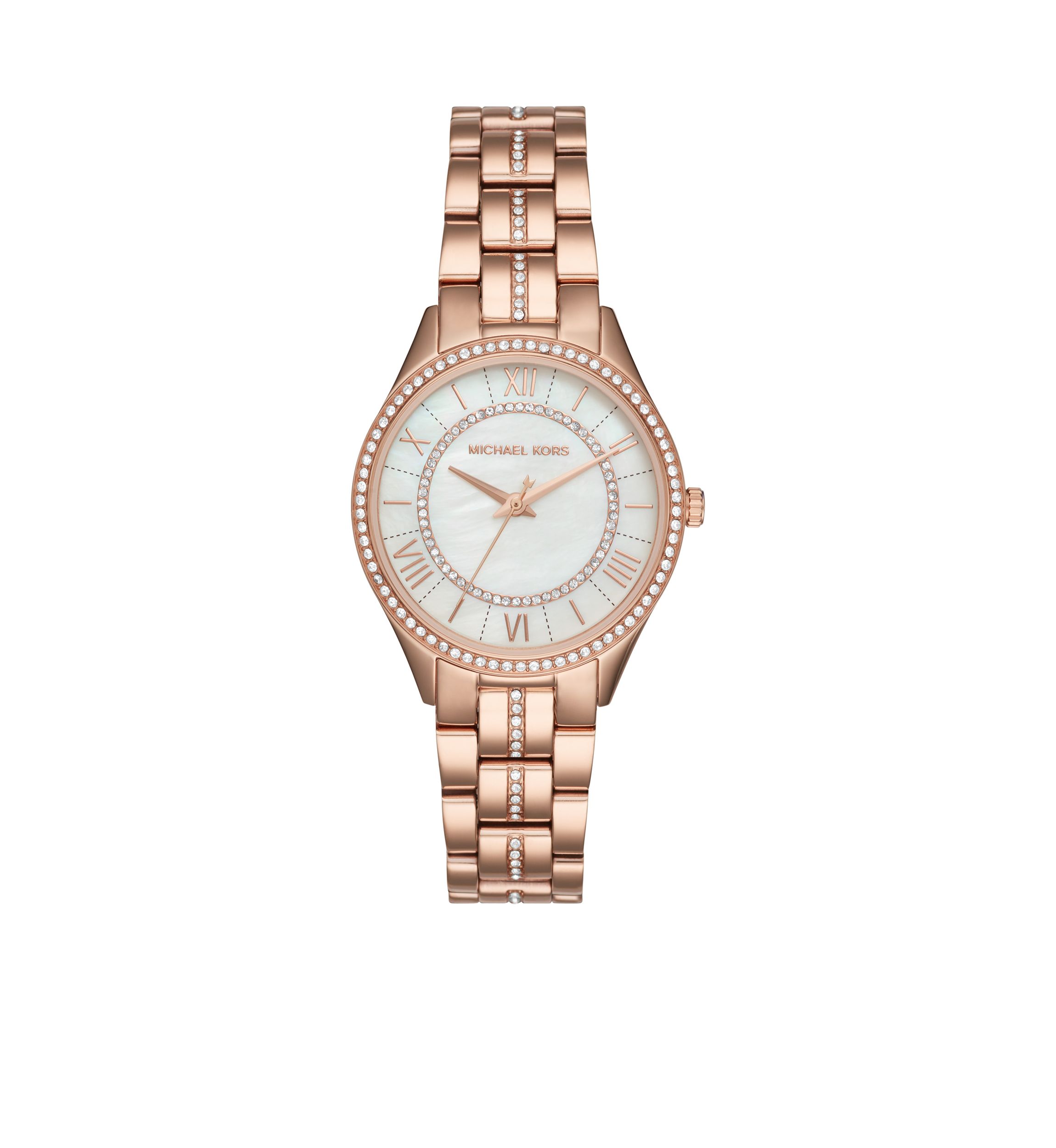 Womens Rose Gold-Tone Lauryn Bracelet Watch
