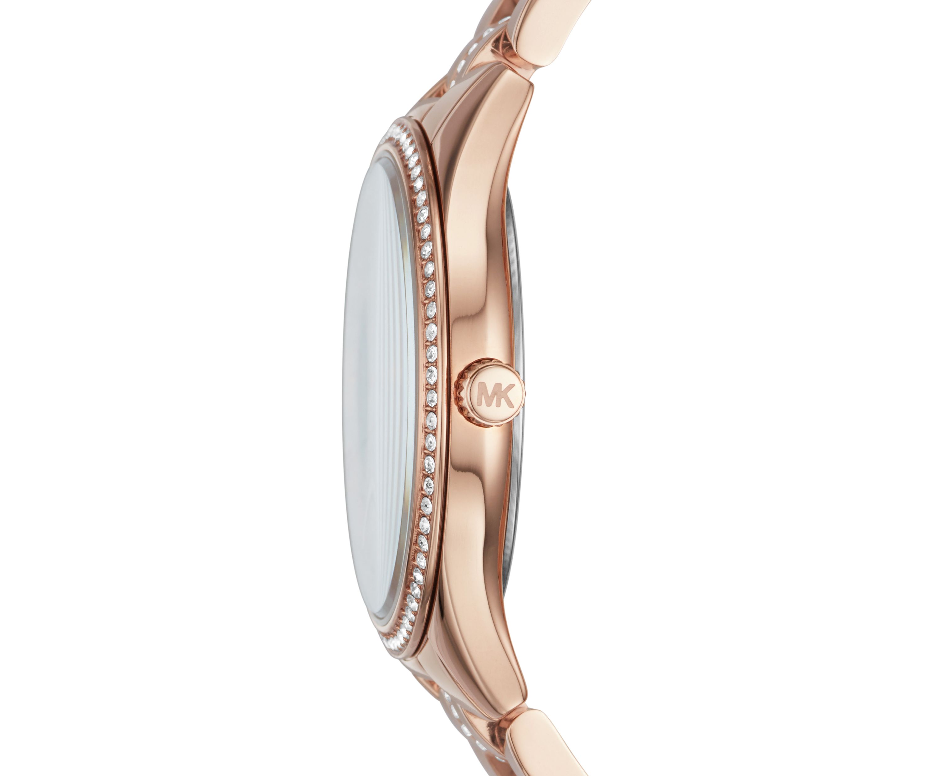 Womens Rose Gold-Tone Lauryn Bracelet Watch