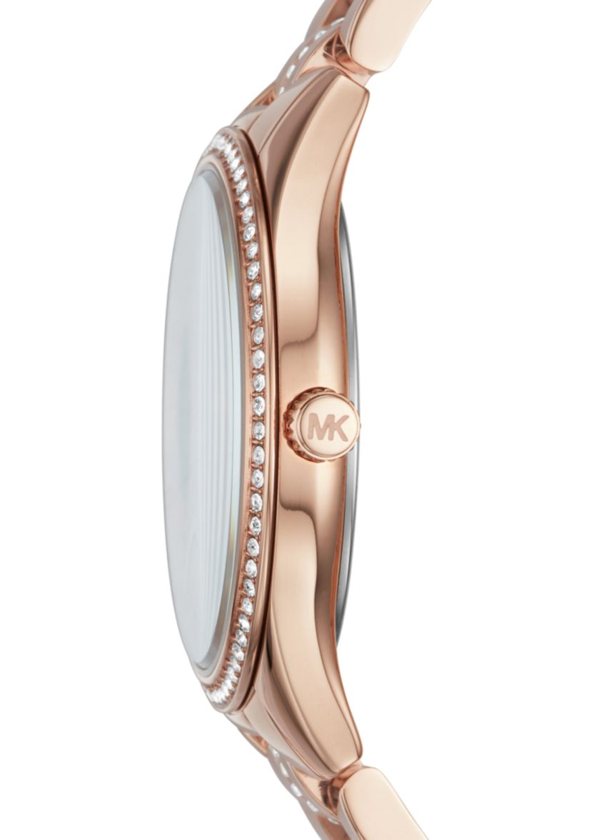 Womens Rose Gold-Tone Lauryn Bracelet Watch