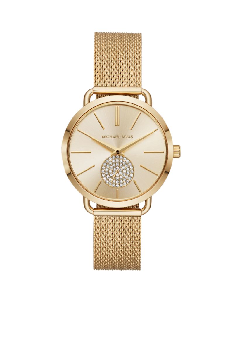 Womens Gold-Tone Portia Watch