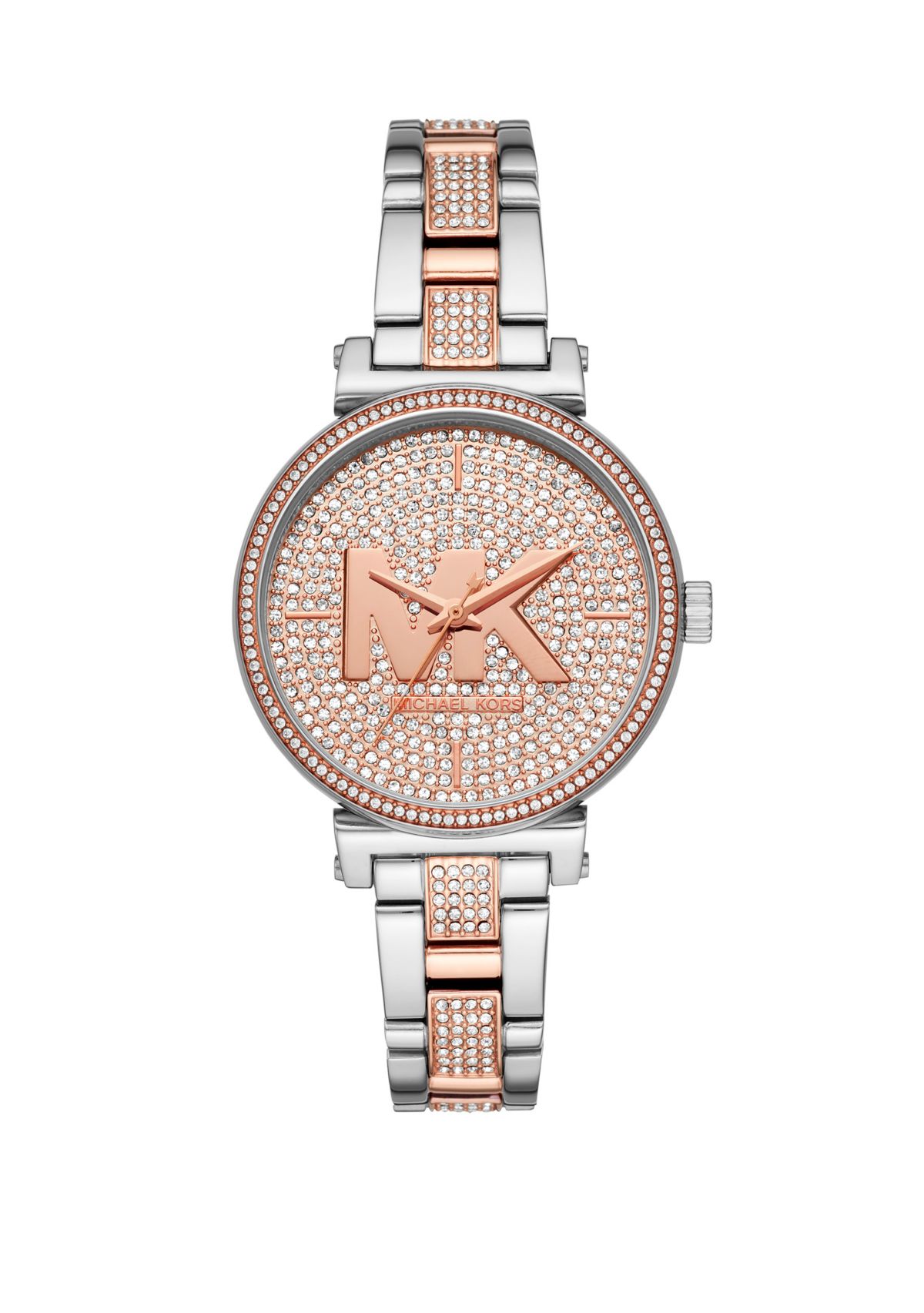 Sofie Three-Hand Two-Tone Stainless Steel Watch