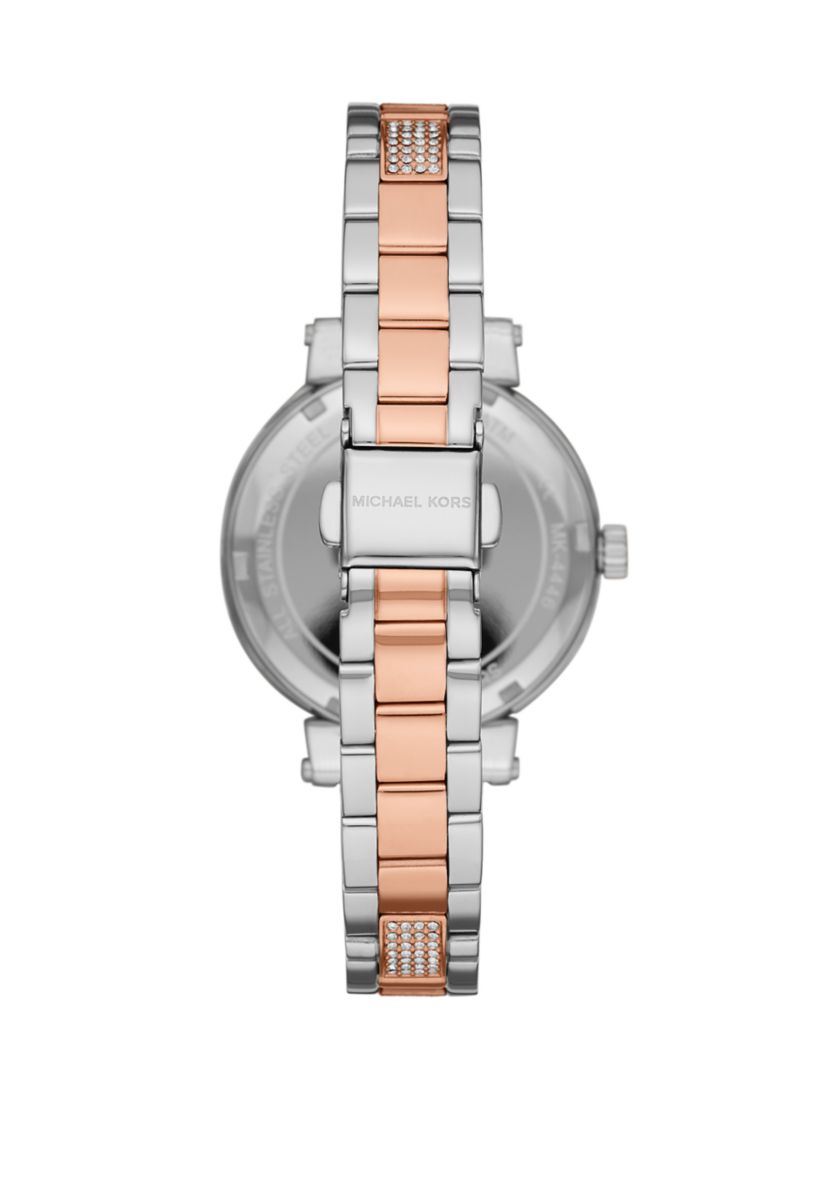 Sofie Three-Hand Two-Tone Stainless Steel Watch