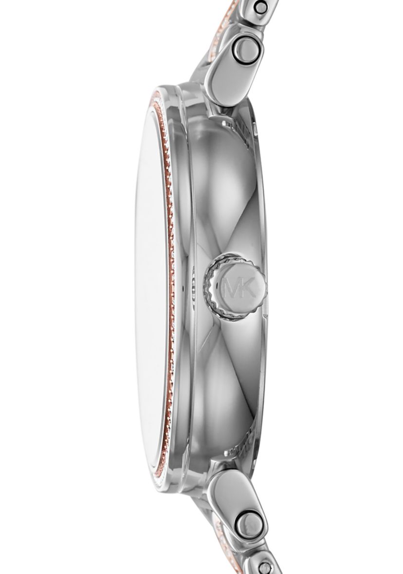 Sofie Three-Hand Two-Tone Stainless Steel Watch