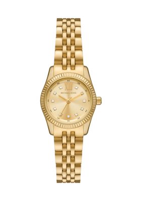 Michael Kors Gold Metal Band Crystal Face Watch -  5800273MK4741