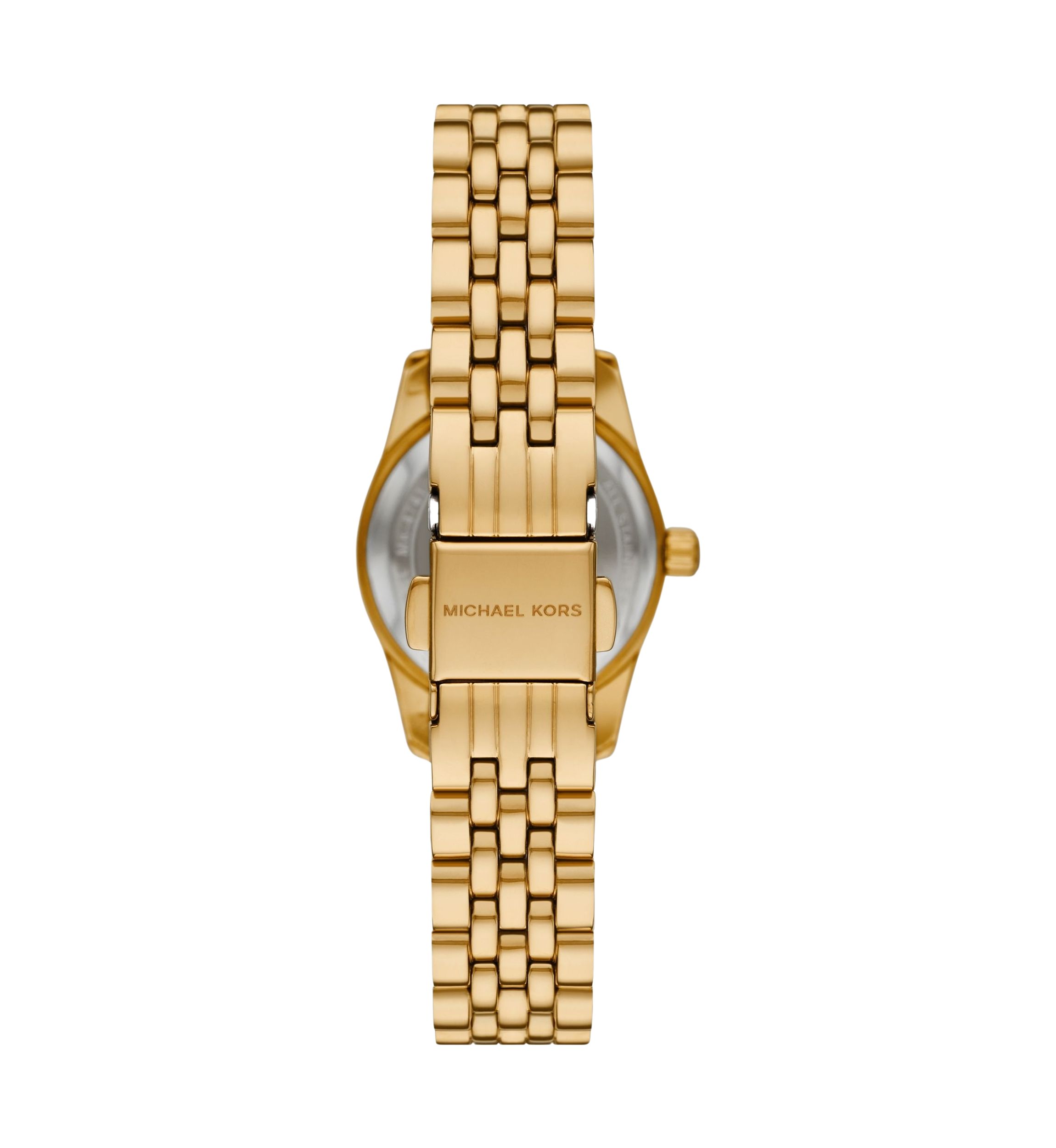 Gold Metal Band Crystal Face Watch