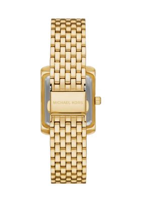 Women's Gold Tone Stainless Steel Crystal Watch