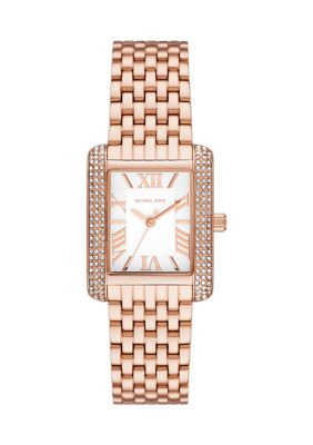 Michael Kors Women Rose Gold Stainless Steel Crystal Watch