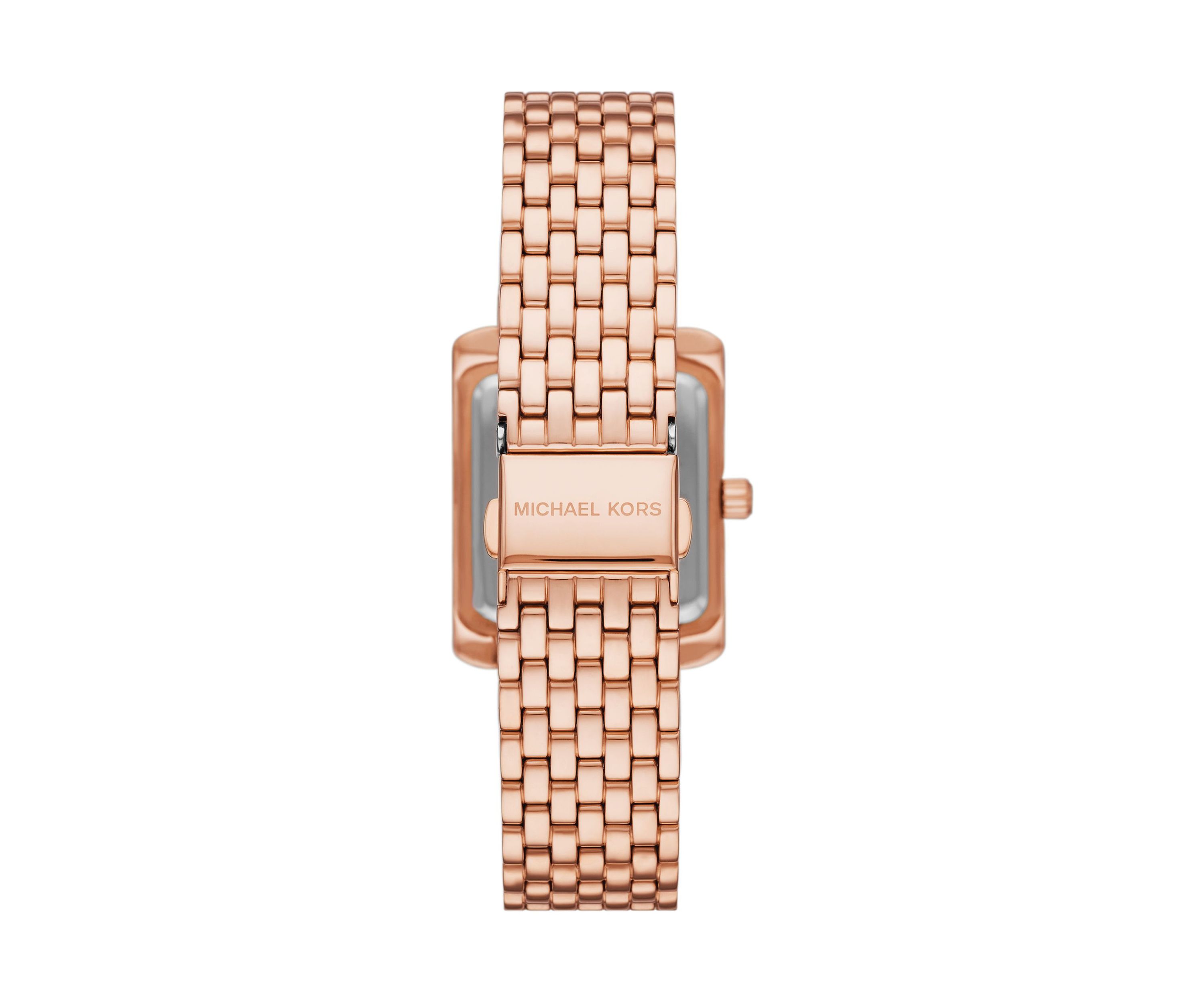 Women Rose Gold Stainless Steel Crystal Watch