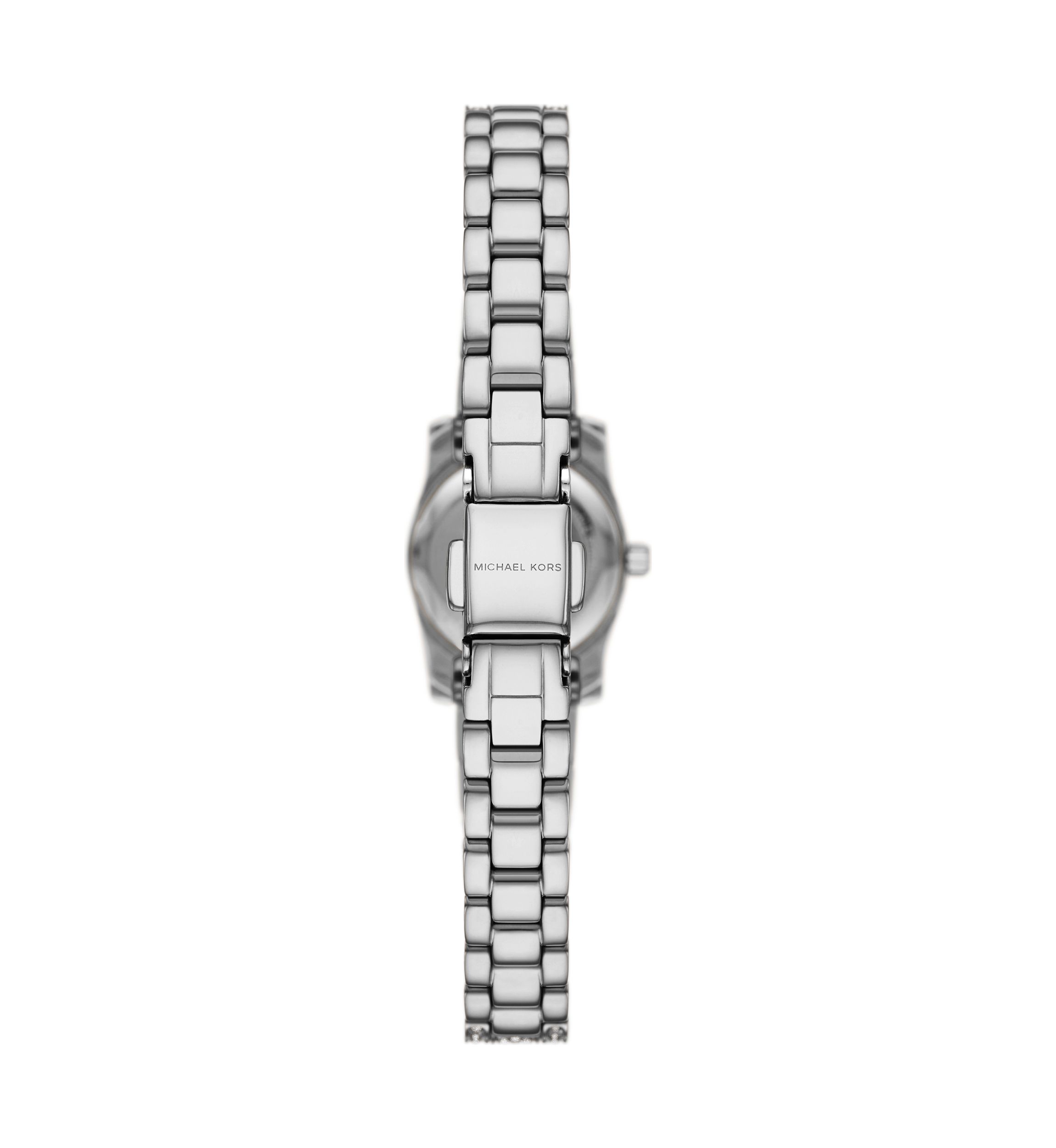Silver Tone Pavé Micro Lexington Bracelet Watch