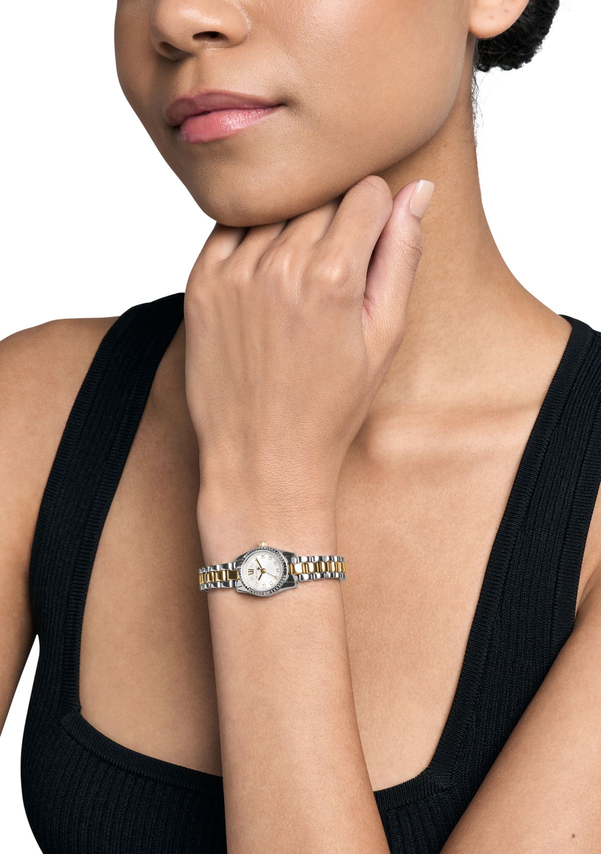 Two Tone Micro Lexington Bracelet Watch