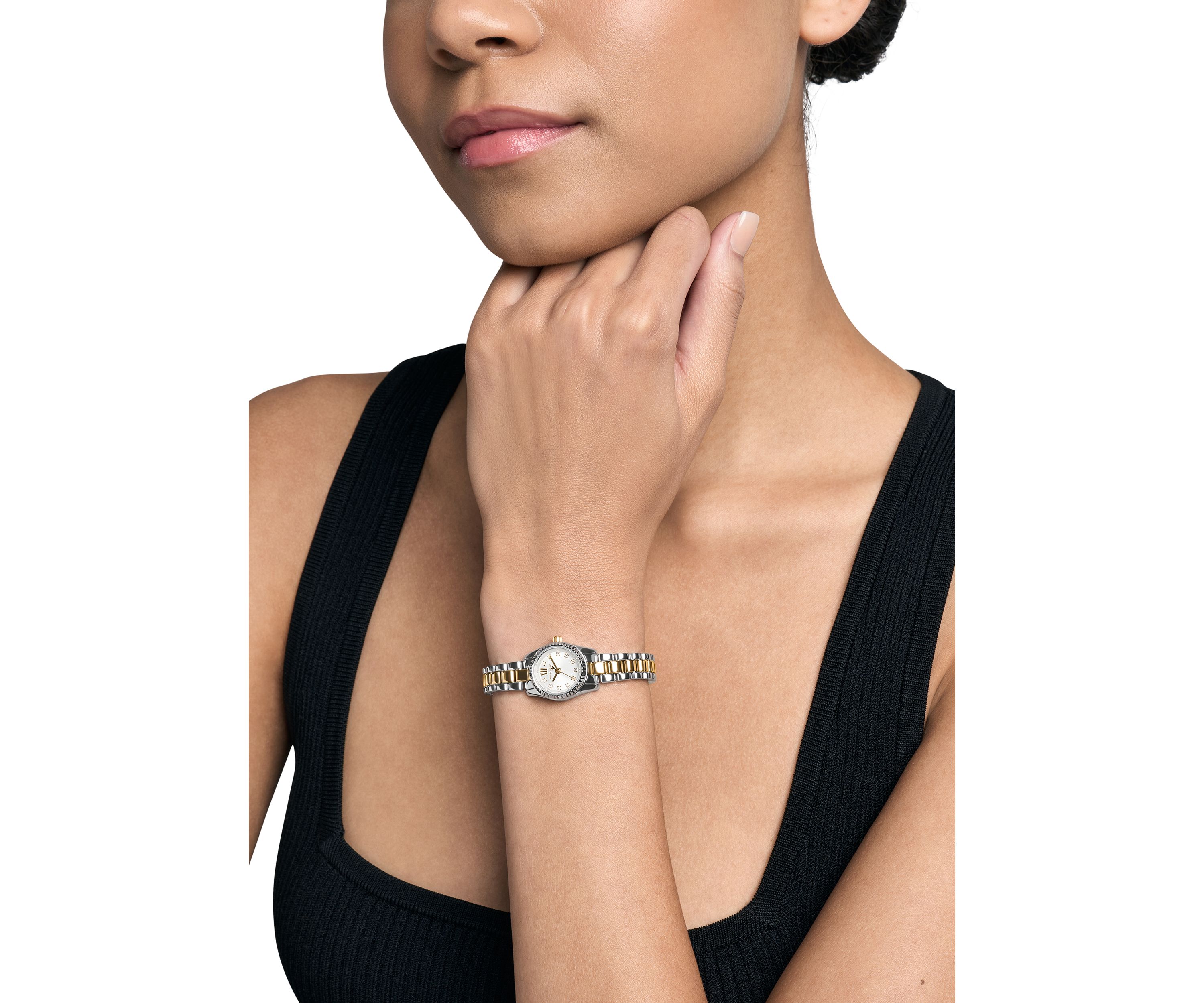 Two Tone Micro Lexington Bracelet Watch