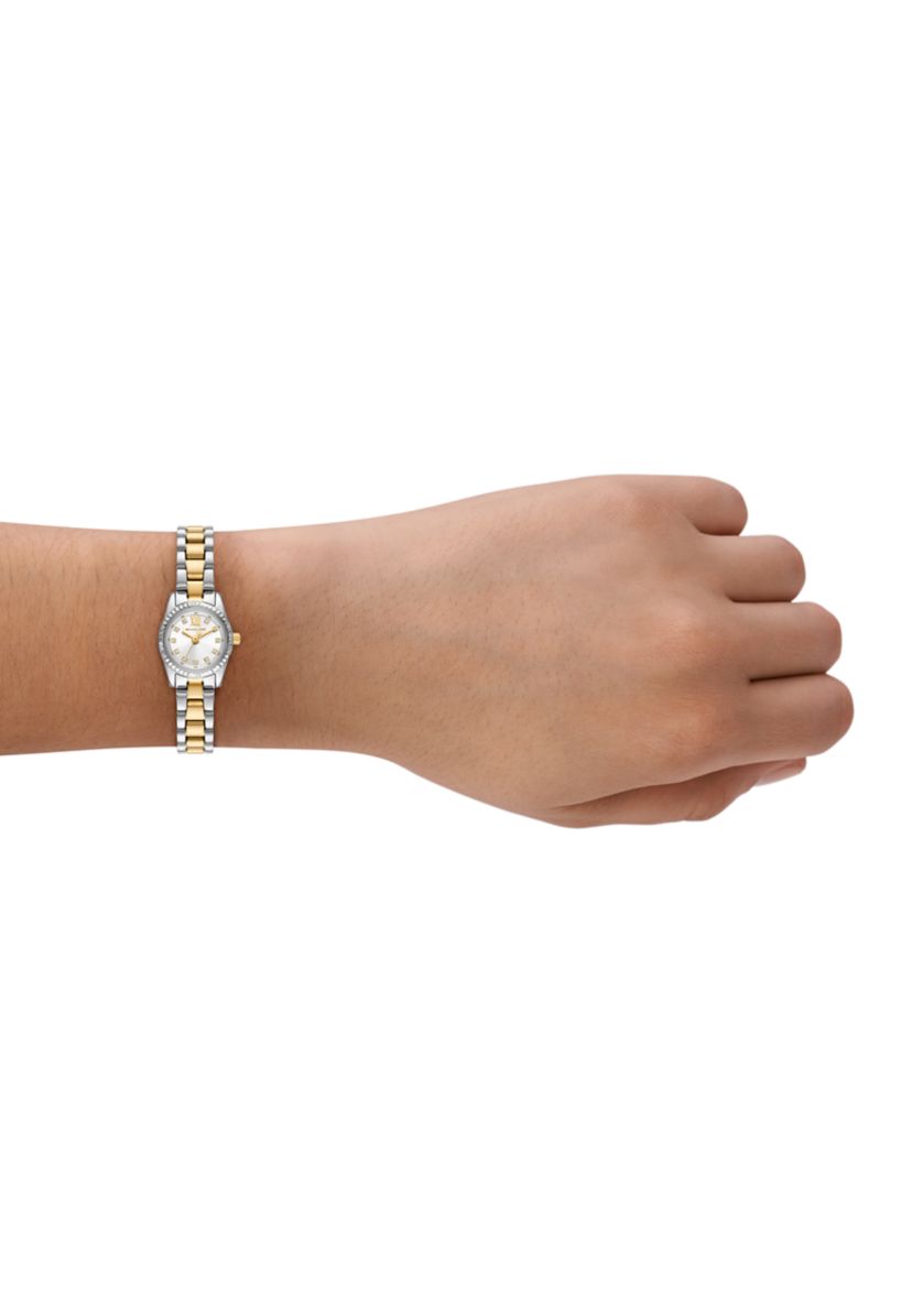 Two Tone Micro Lexington Bracelet Watch