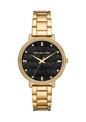 Michael Kors Women's Jet Gold-Tone Watch