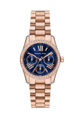 Michael Kors Women's Rose Gold Lexington Lux Watch