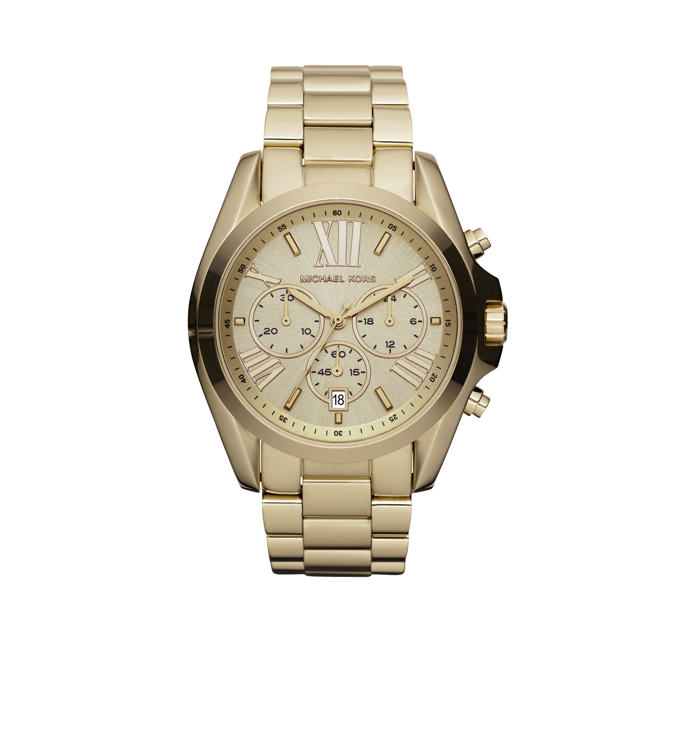 Mid-Size Gold-Tone Stainless Steel Bradshaw Chronograph Watch
