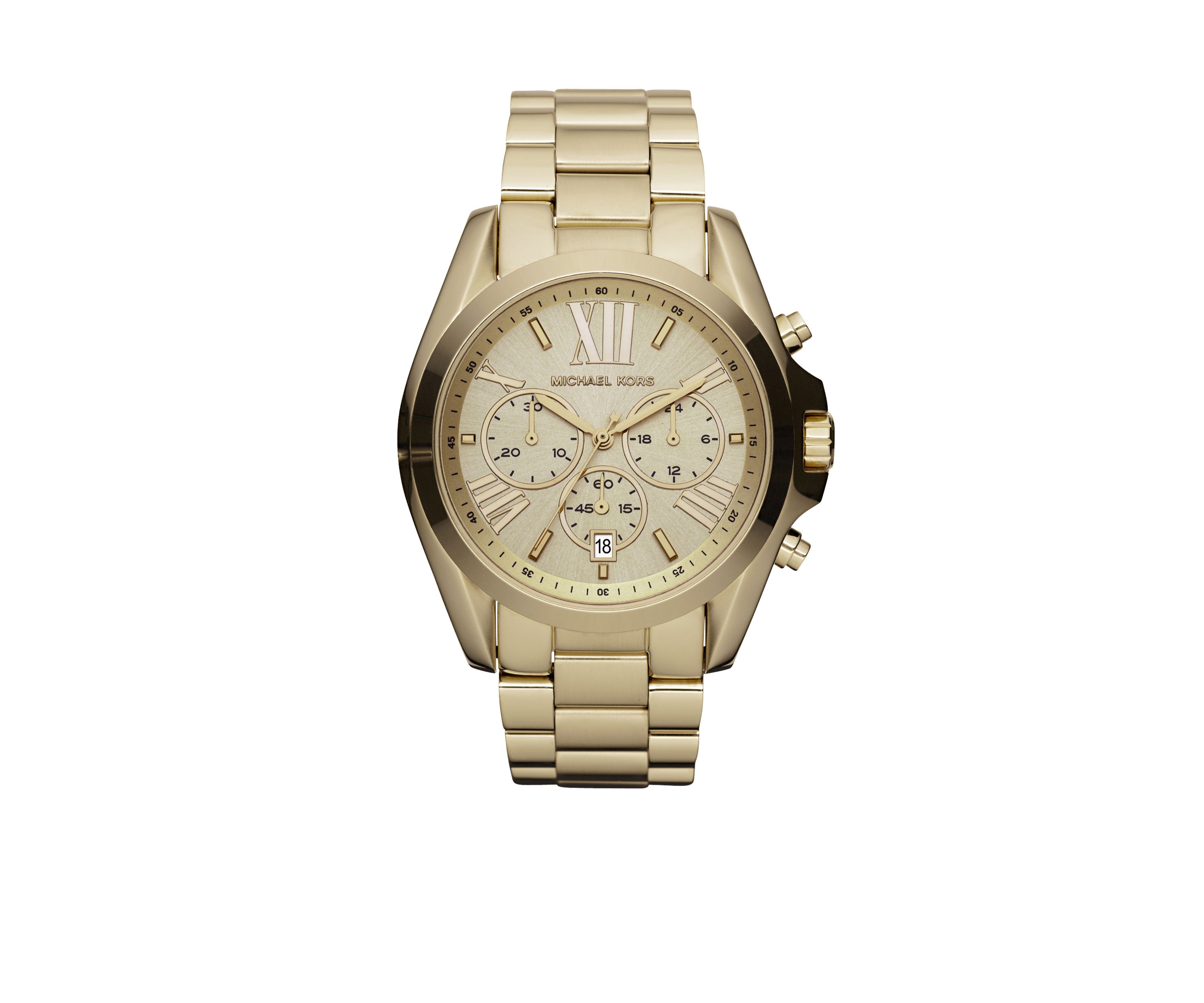 Mid-Size Gold-Tone Stainless Steel Bradshaw Chronograph Watch