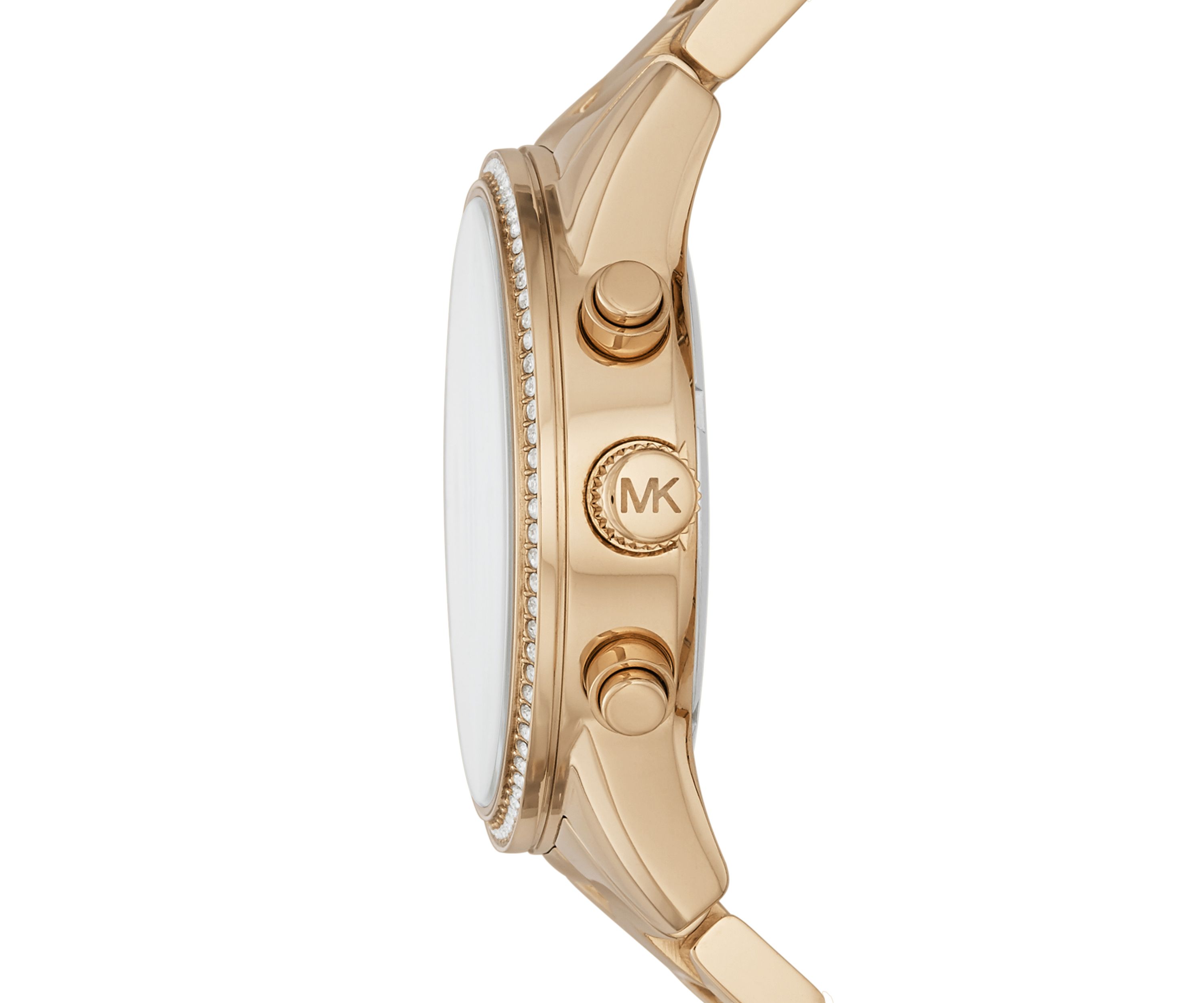 Womens Ritz Gold-Tone Chronograph Watch