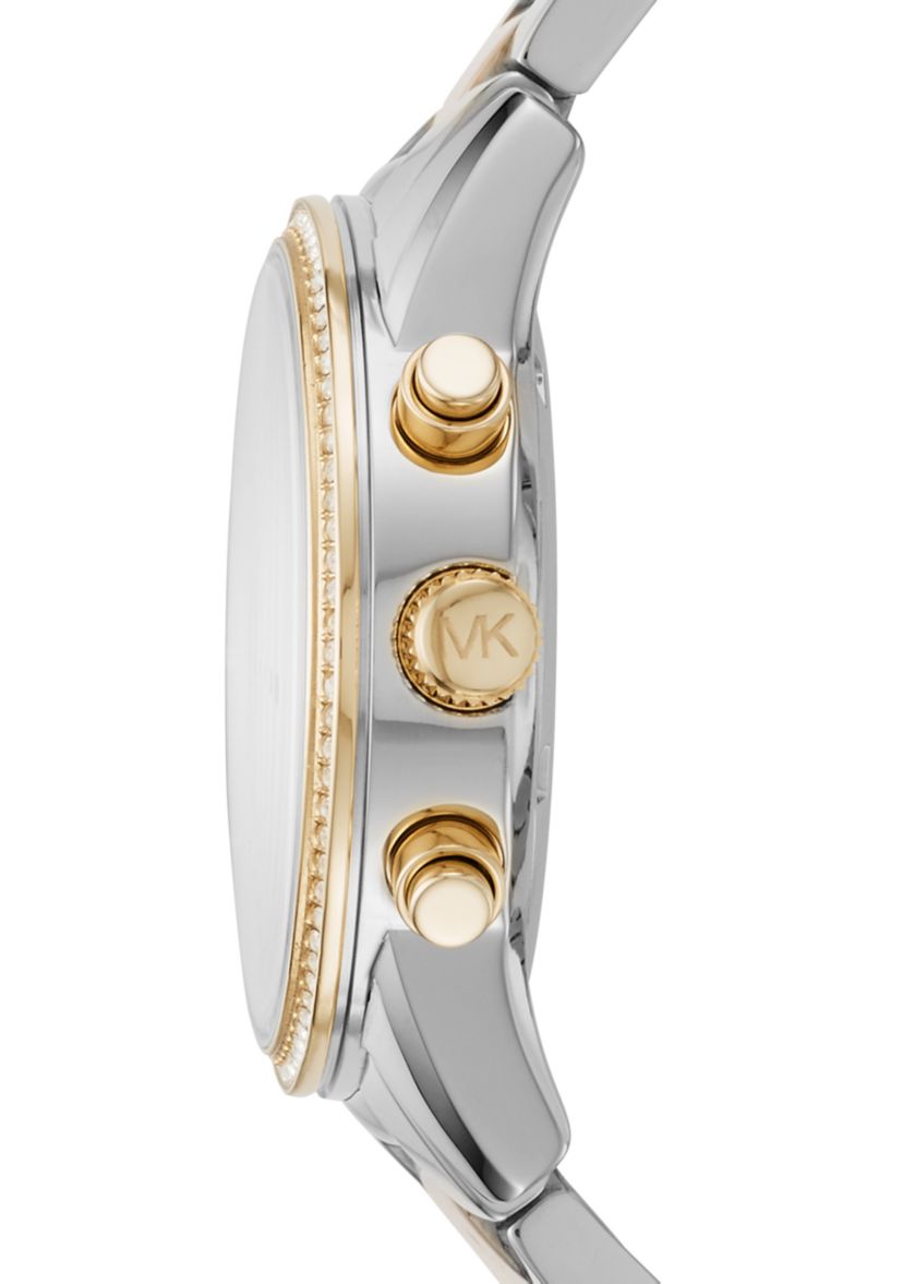 Womens Ritz Two-Tone Chronograph Watch