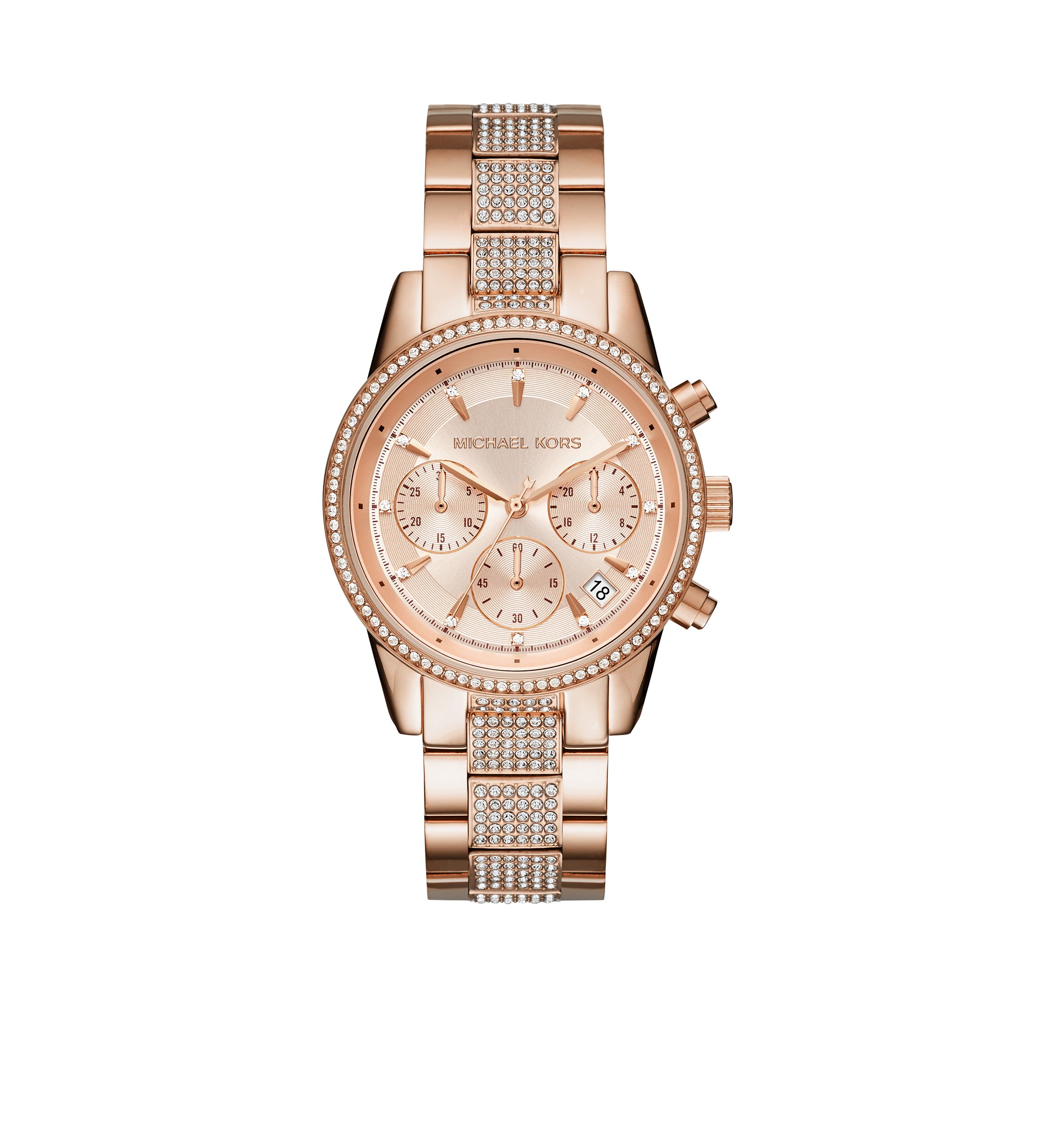 Rose Gold-Tone Ritz Watch