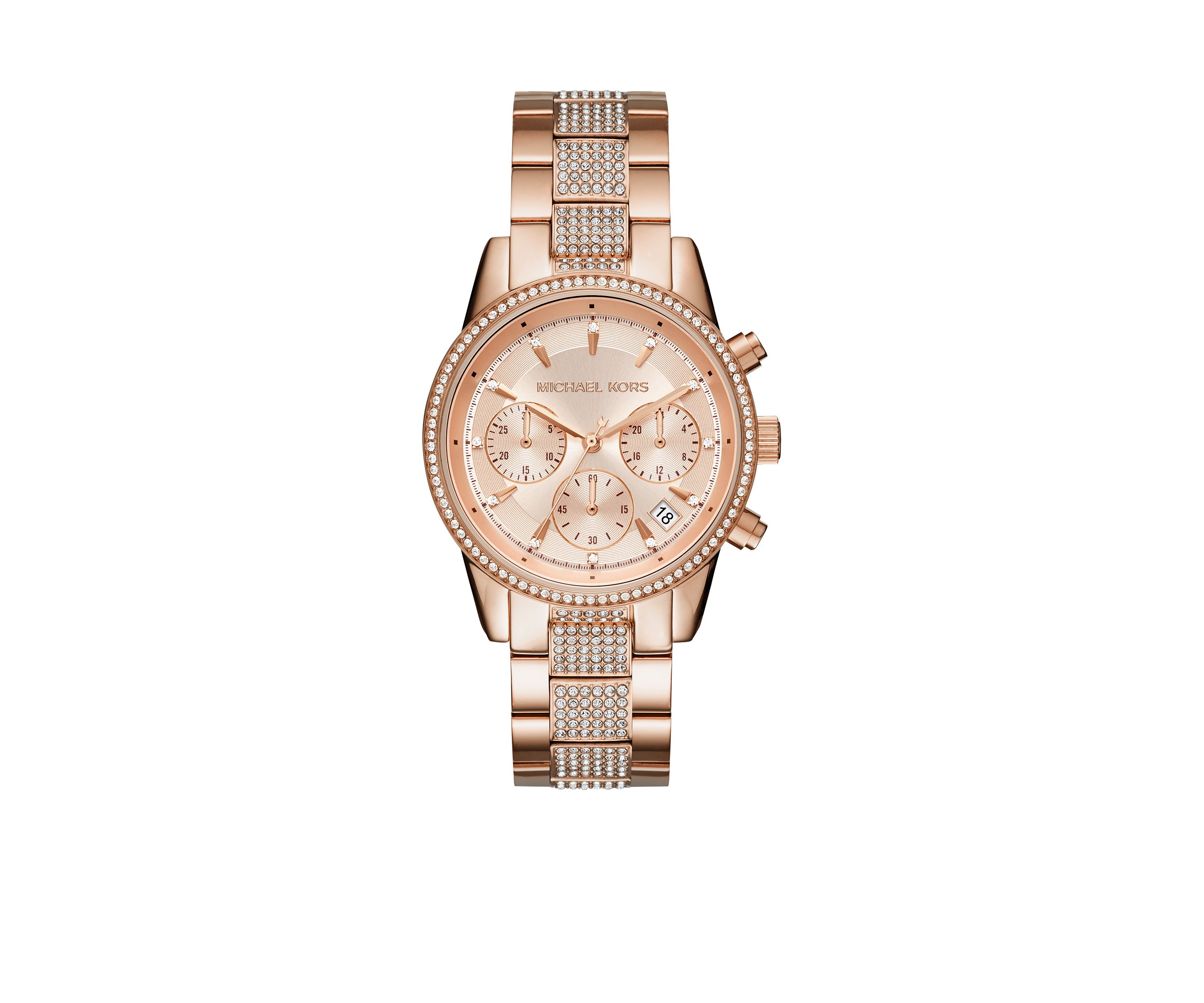 Rose Gold-Tone Ritz Watch