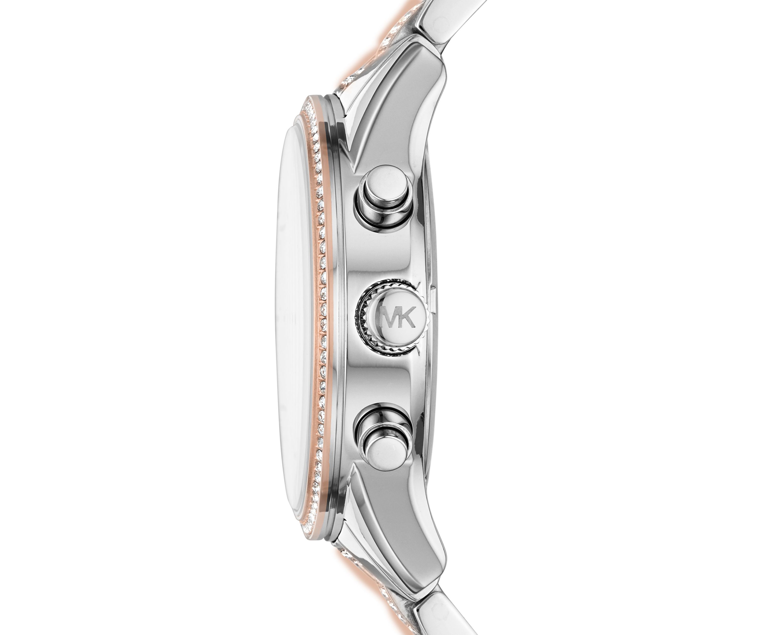 Womens Ritz Chronograph Two Tone Stainless Steel Watch