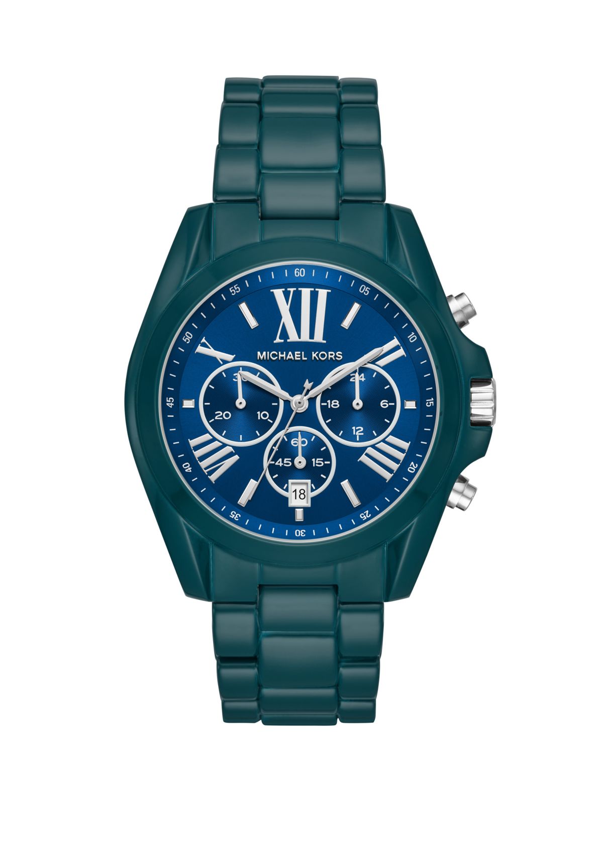  Womens Bradshaw Chronograph Blue Stainless Steel Watch