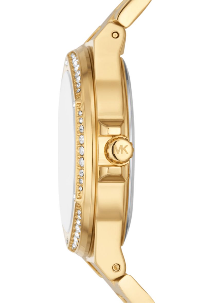 Lennox Three-Hand Gold-Tone Stainless Steel Watch