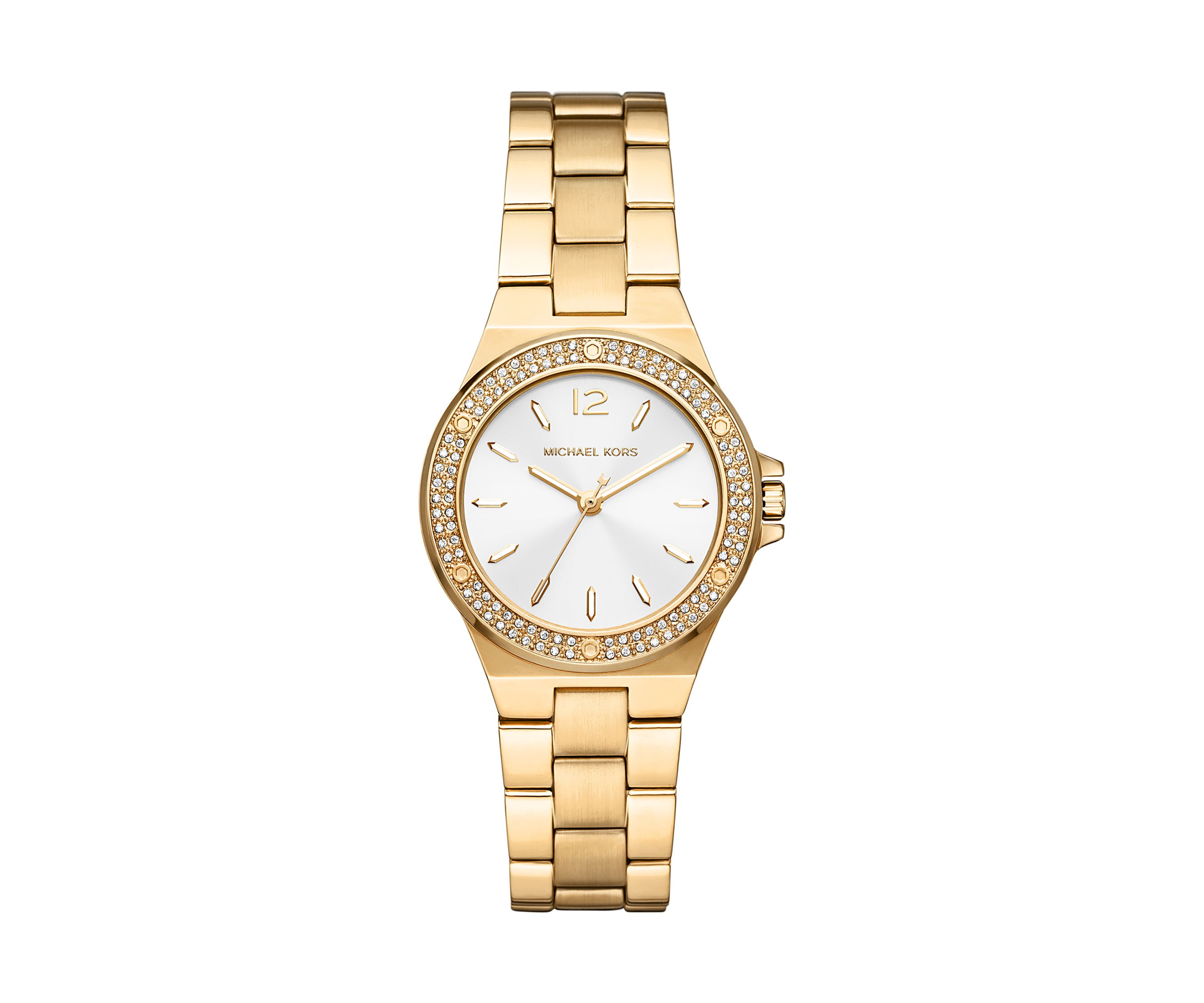 Gold Tone Stainless Steel Mini Lennox Three Hand Watch